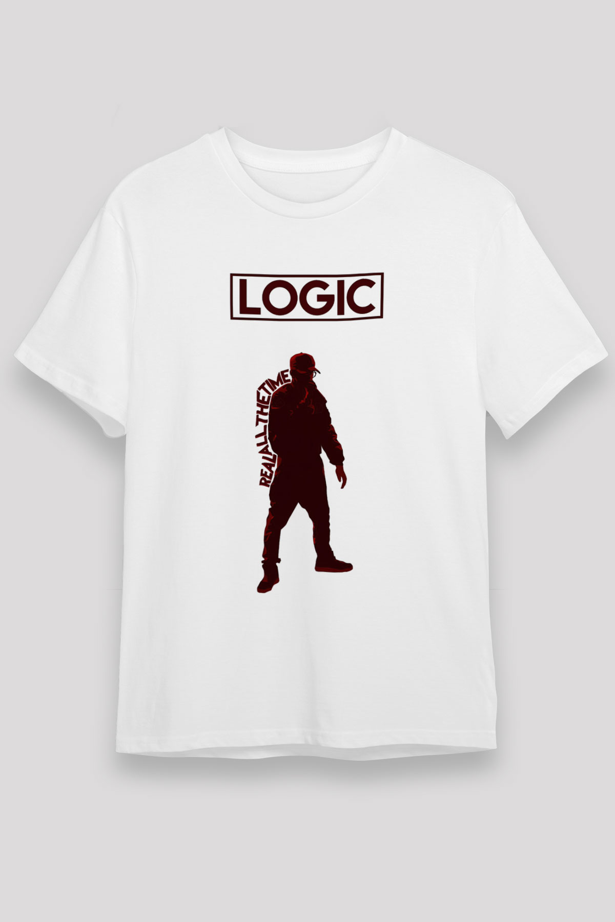 Logic Beyaz Unisex Tişört T-Shirt - TişörtFabrikası