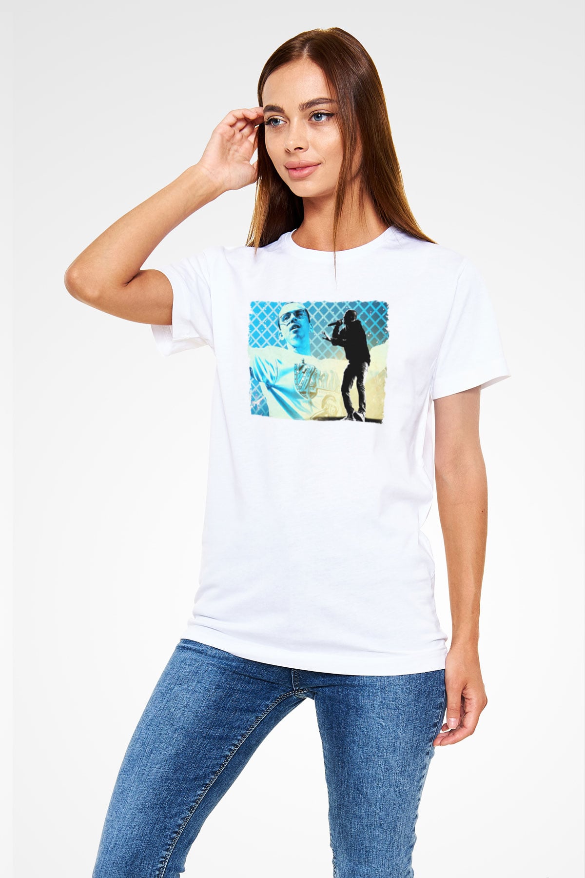 Logic Beyaz Unisex Tişört T-Shirt - TişörtFabrikası