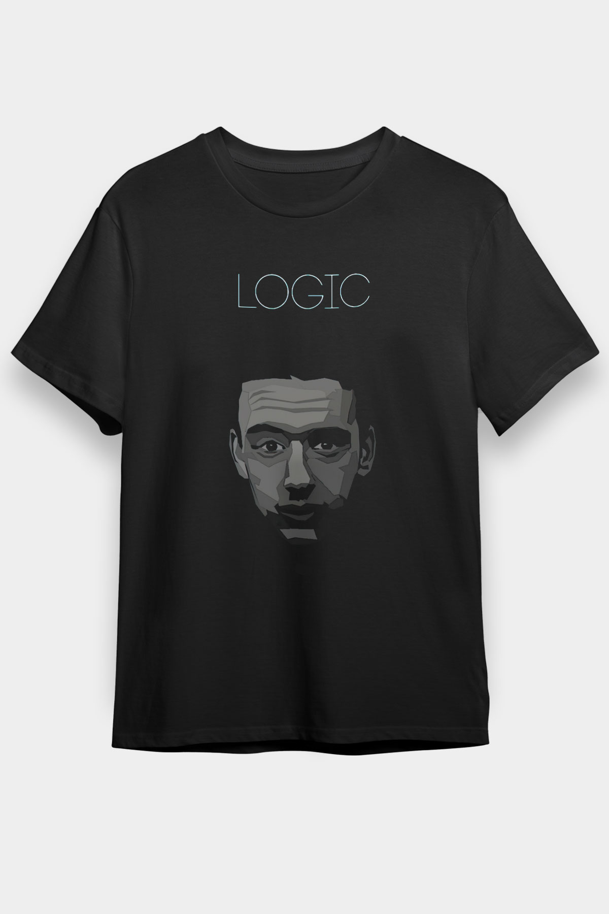 Logic Siyah Unisex Tişört T-Shirt - TişörtFabrikası