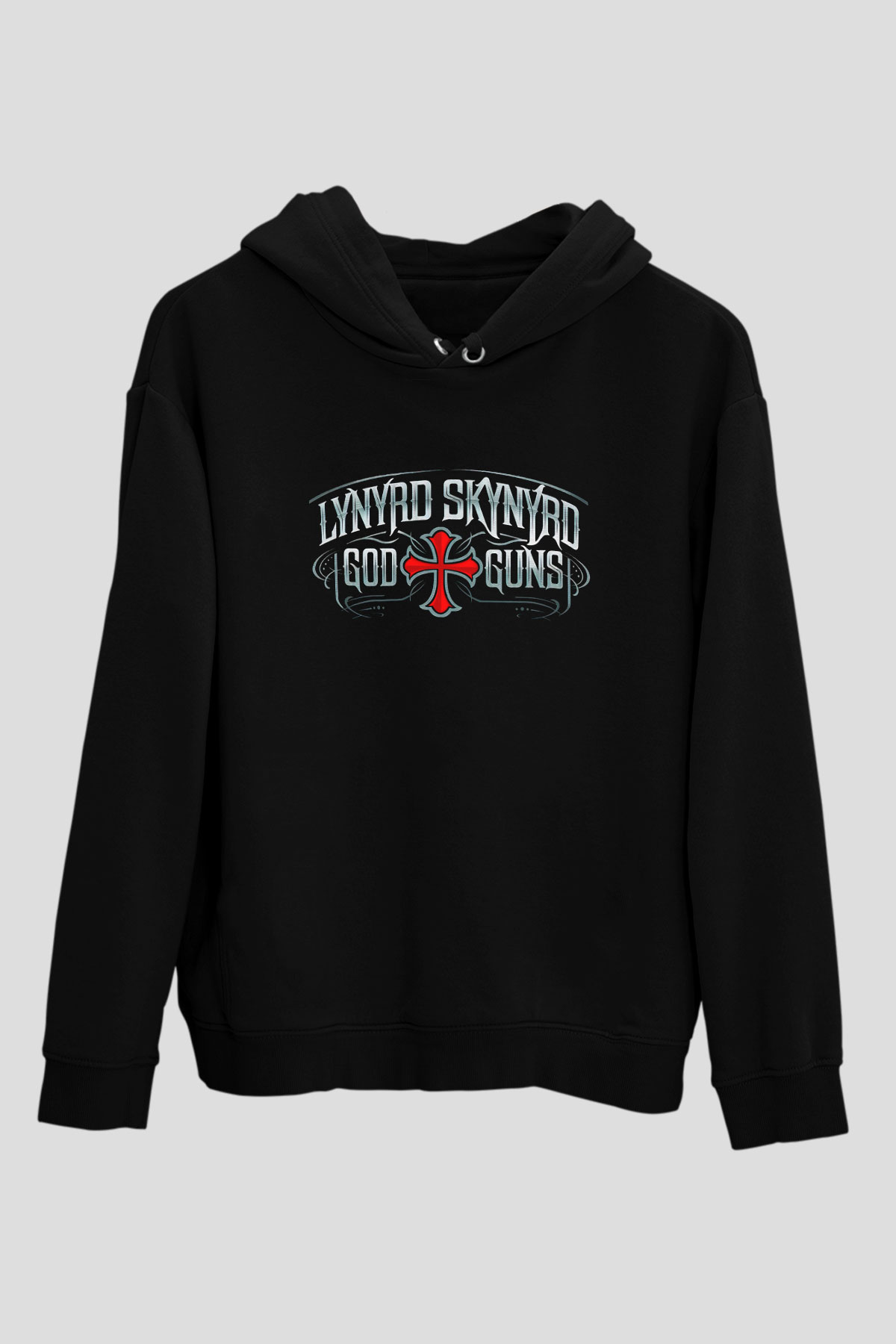 Lynyrd Skynyrd Siyah Unisex Hoodie
