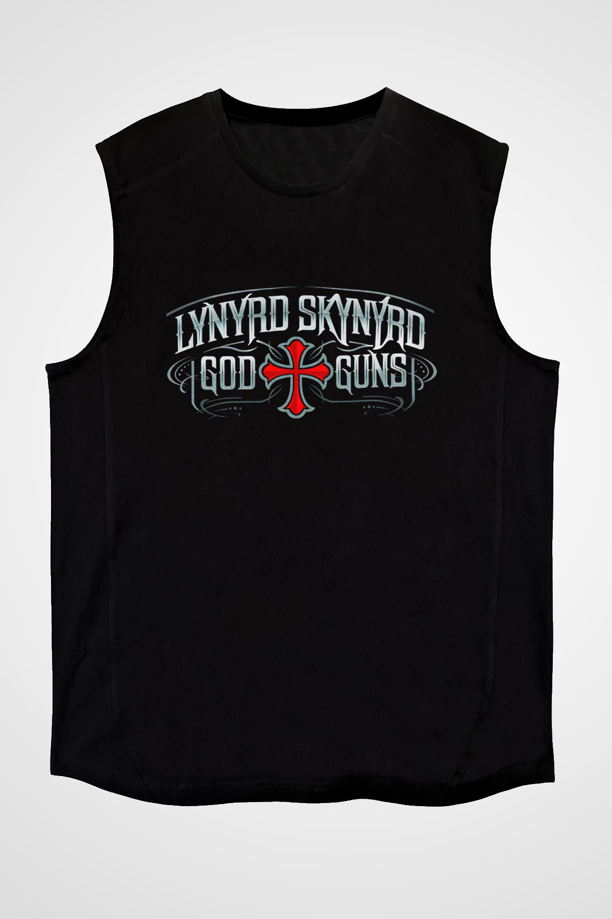 Lynyrd Skynyrd Siyah Unisex Kolsuz Tişört