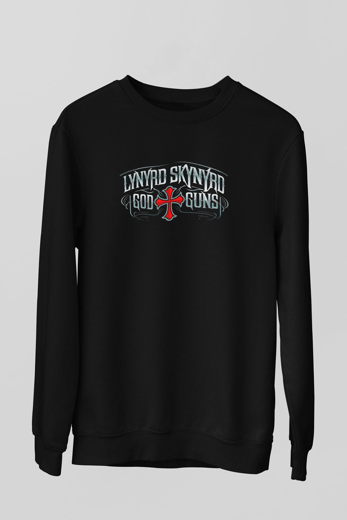 Lynyrd Skynyrd Siyah Unisex Sweatshirt