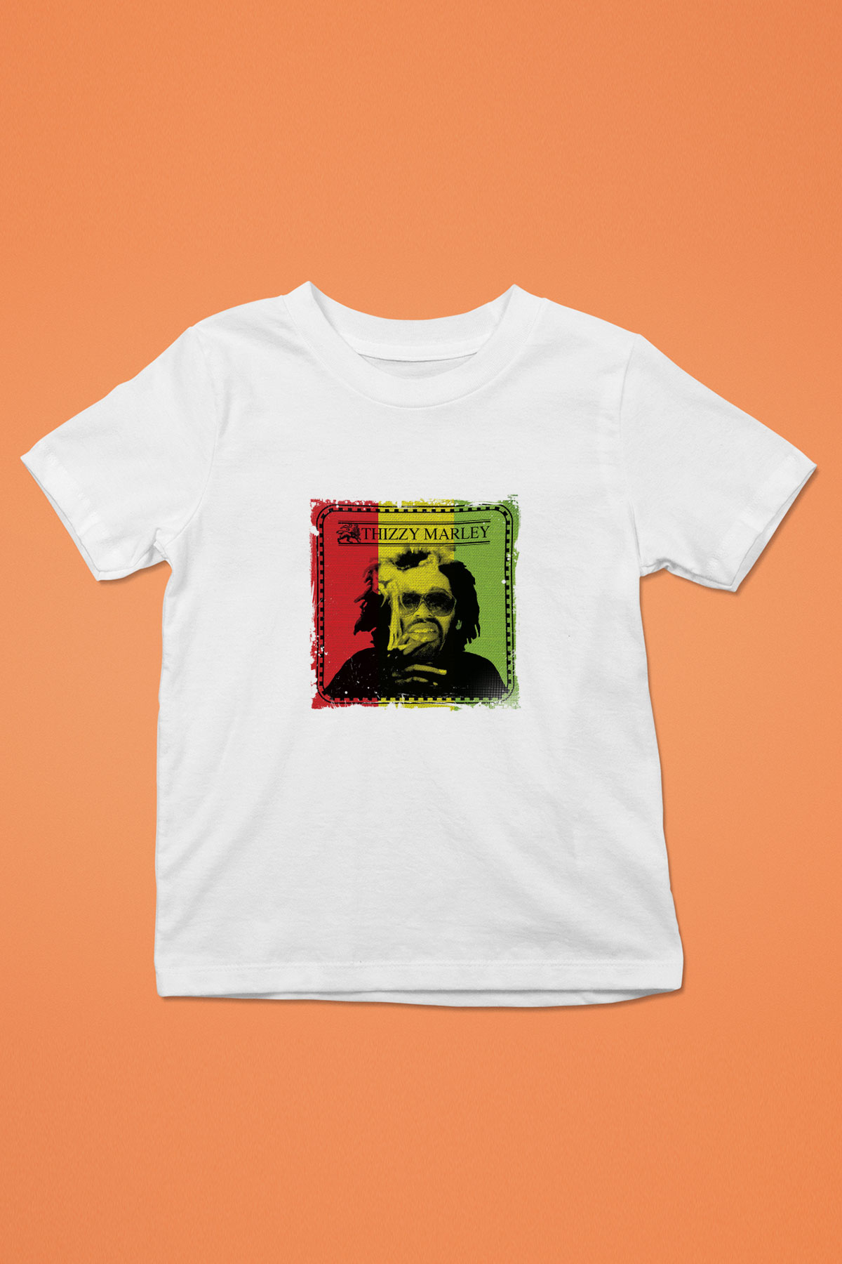 Mac Dre Baskılı Unisex Beyaz Çocuk Tişört