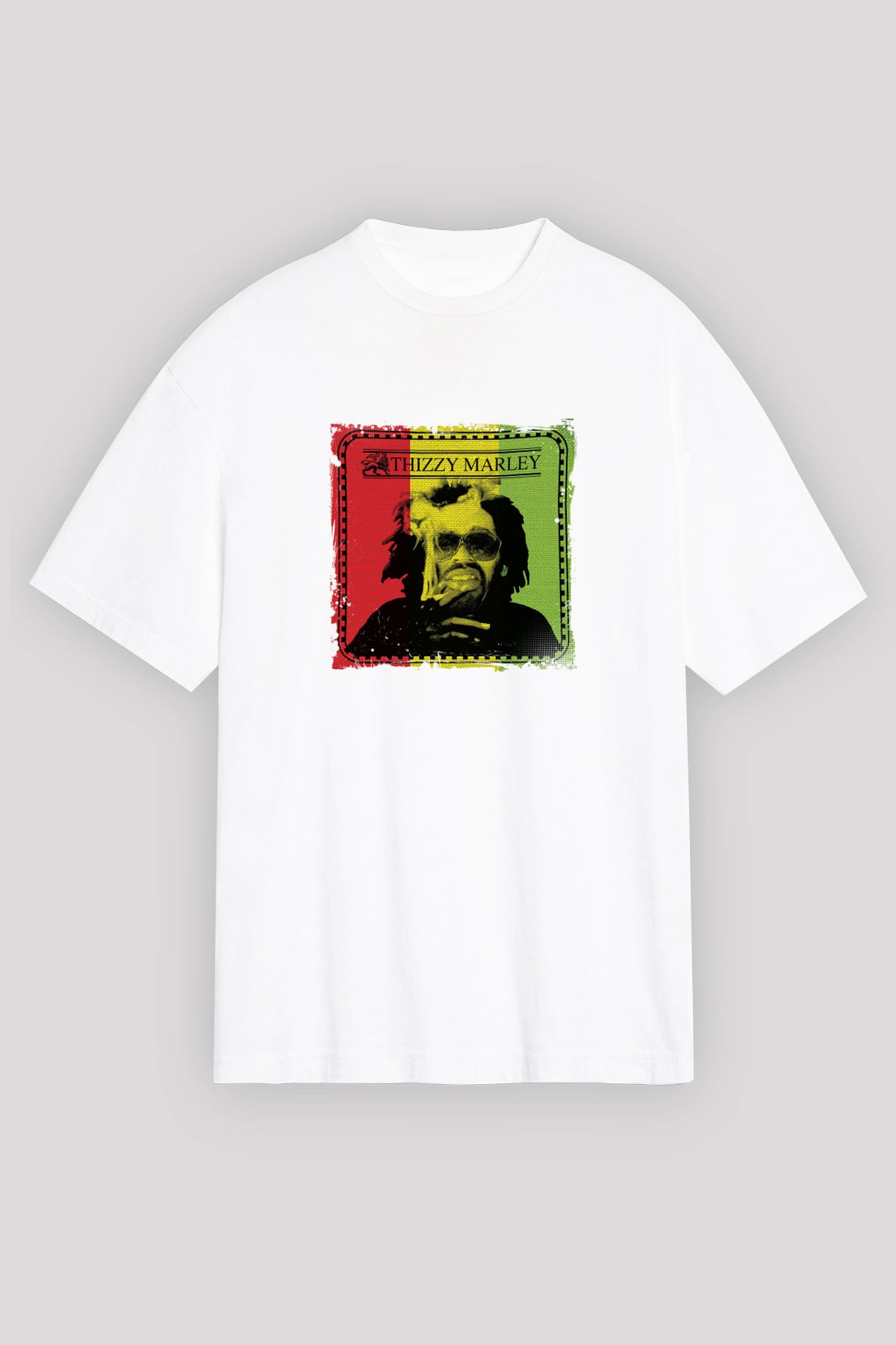 Mac Dre Baskılı Unisex Beyaz Tişört