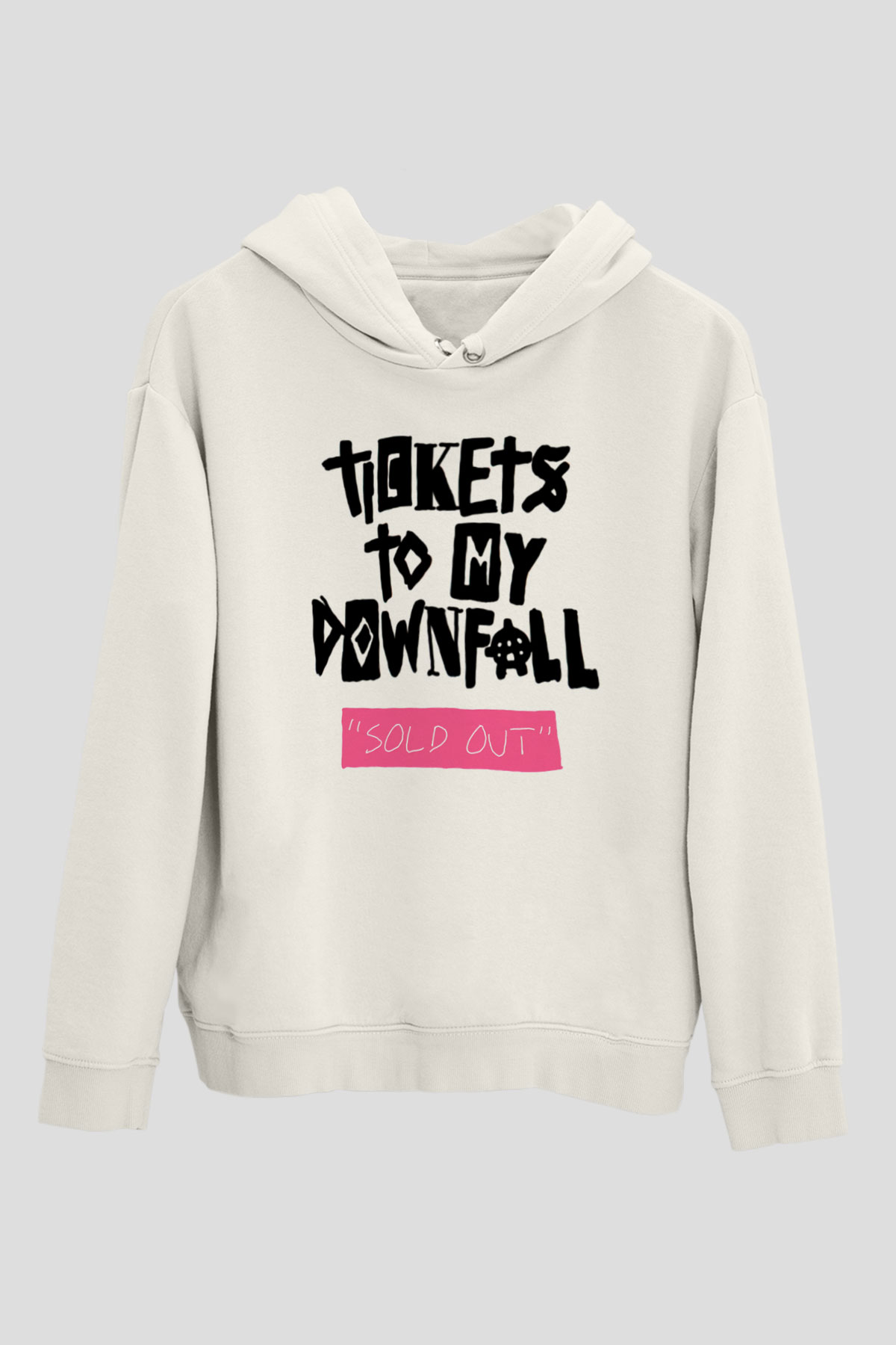 Machine Gun Kelly Beyaz Unisex Kapüşonlu Sweatshirt