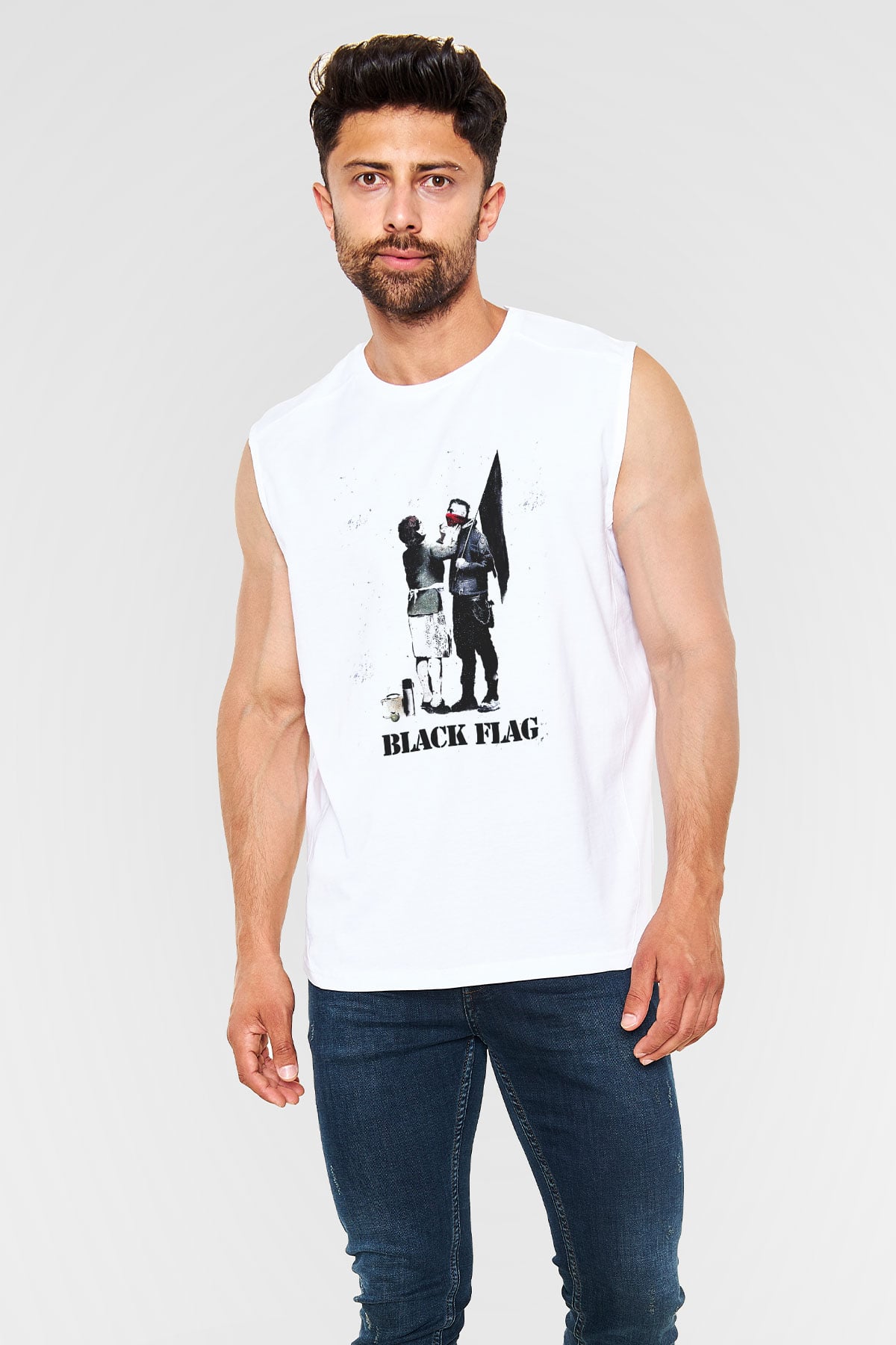 Machine Gun Kelly Beyaz Unisex Kolsuz Tişört