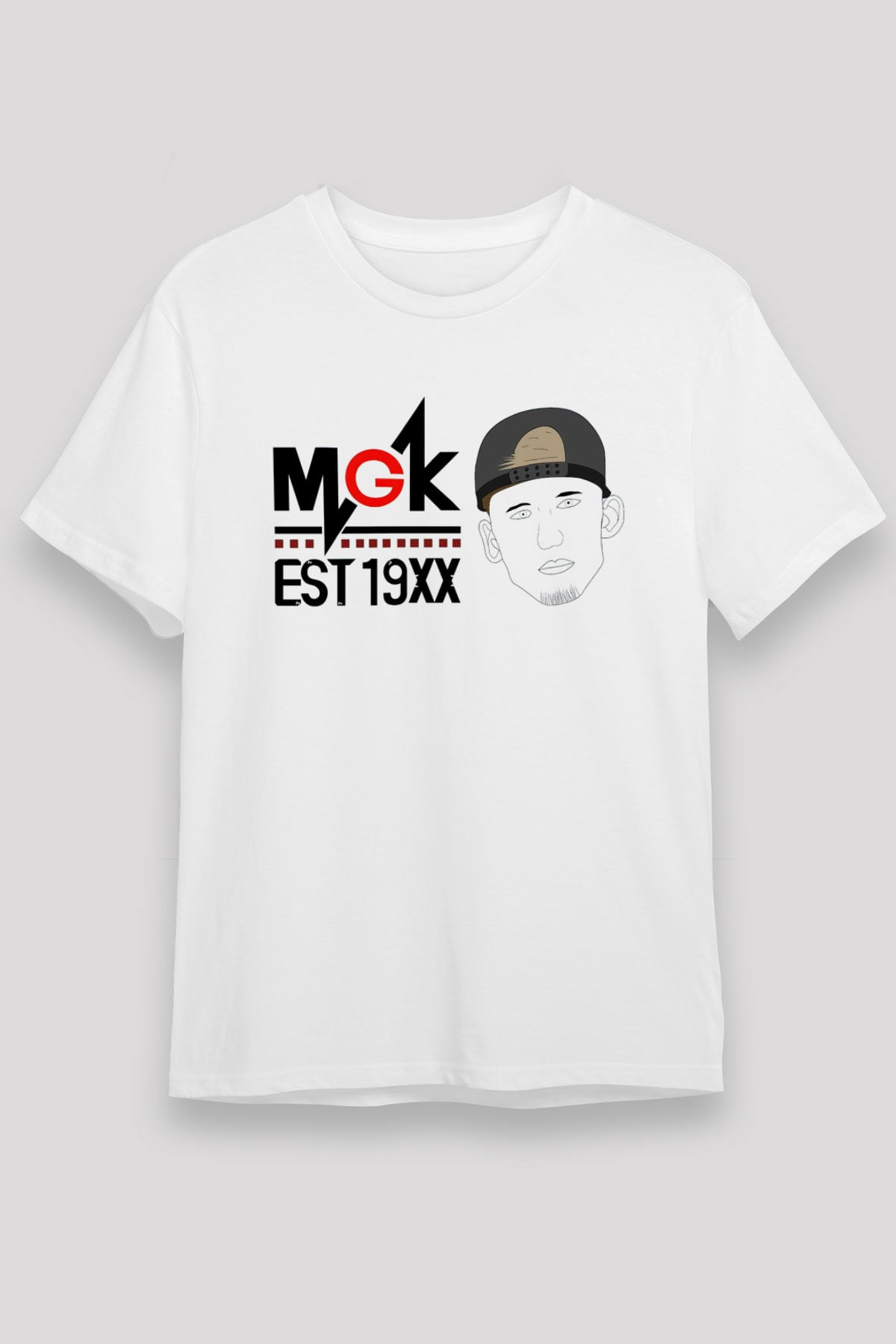 Machine Gun Kelly Beyaz Unisex Tişört T-Shirt - TişörtFabrikası
