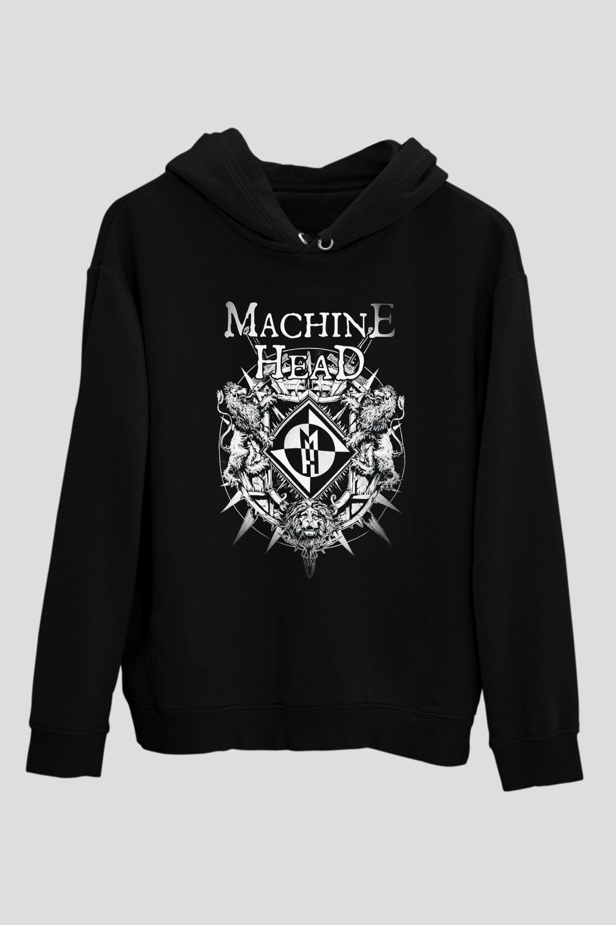 Machine Head Siyah Unisex Hoodie