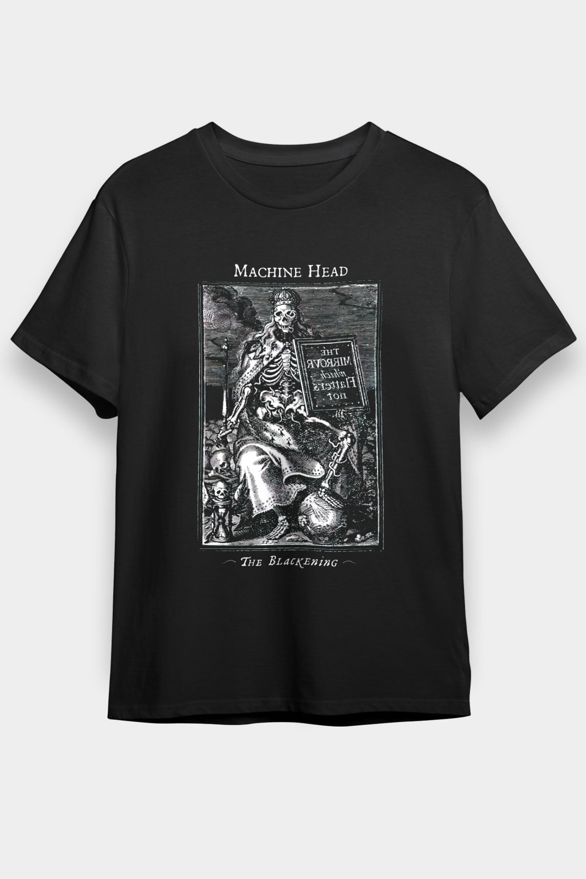 Machine Head Siyah Unisex Tişört T-Shirt - TişörtFabrikası
