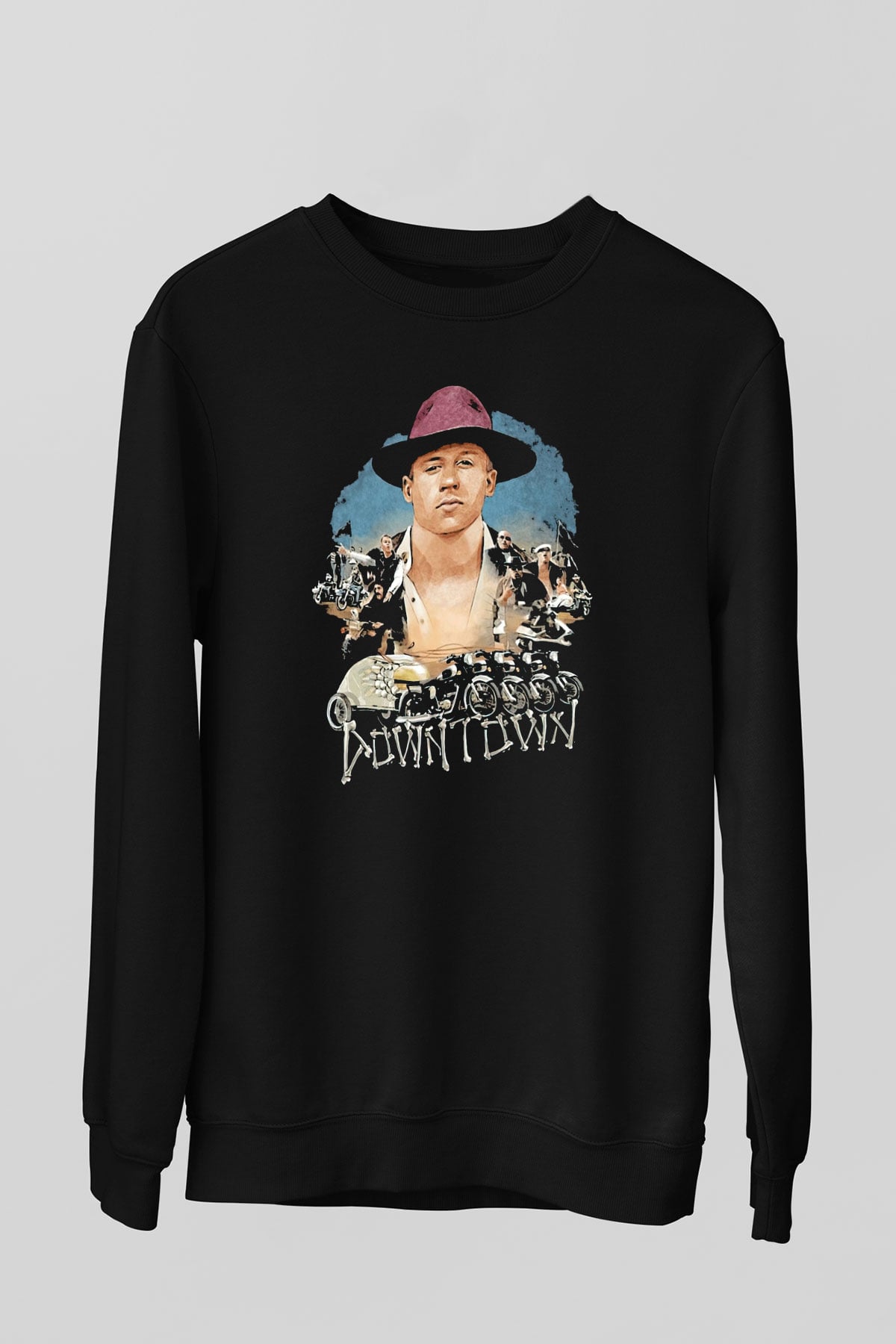 Macklemore Siyah Unisex Sweatshirt