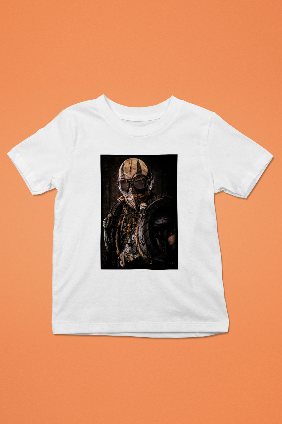 Mad Max Baskılı Beyaz Unisex Çocuk Tişört