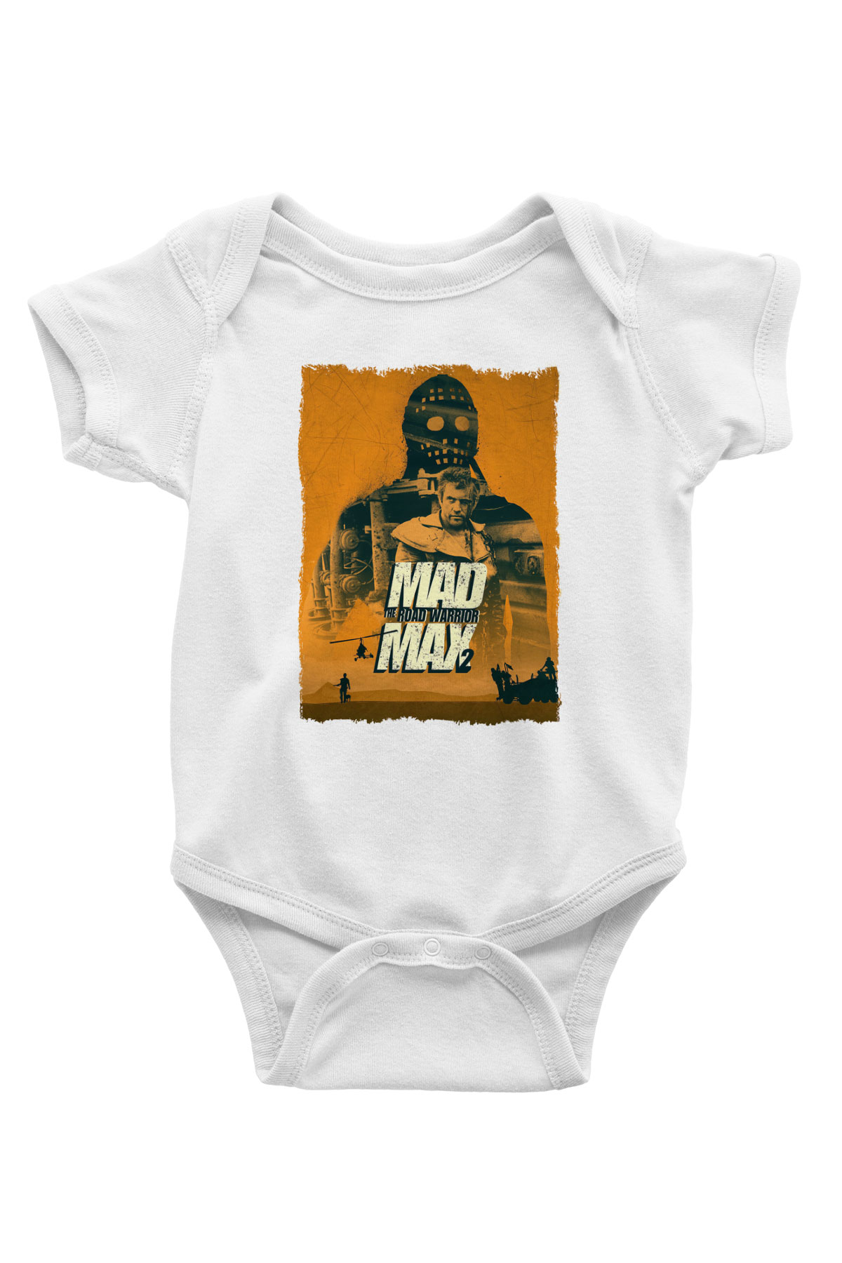 Mad Max Beyaz Bebek Body - Zıbın