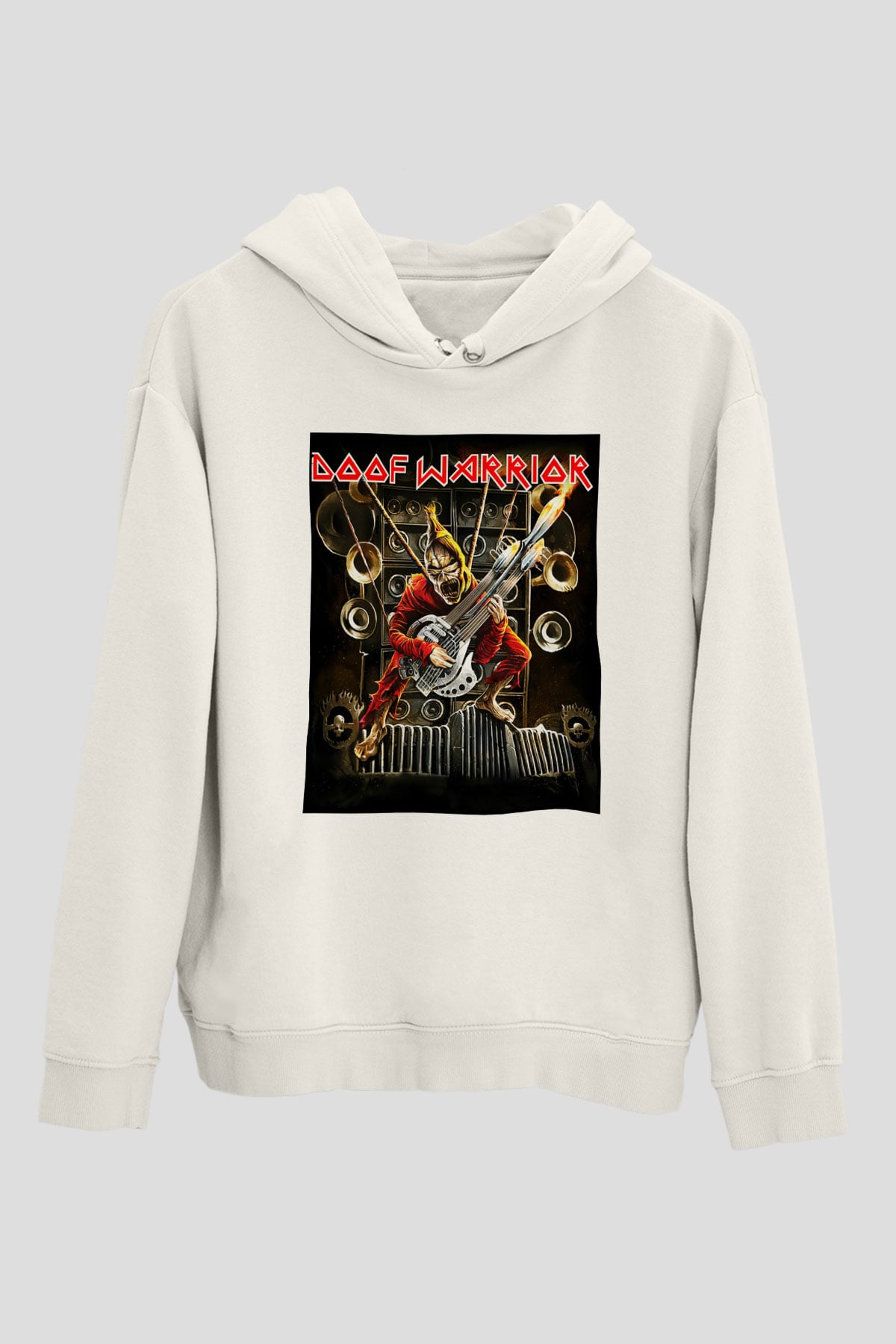 Mad Max Beyaz Unisex Hoodie