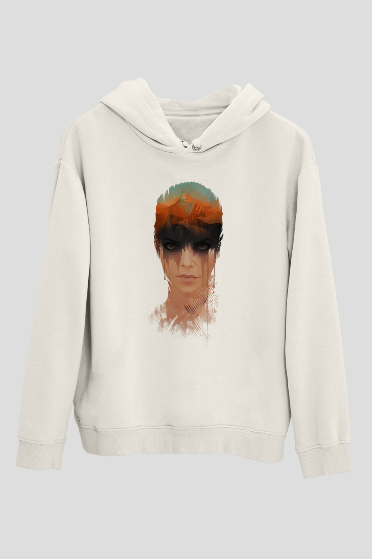 Mad Max Beyaz Unisex Hoodie