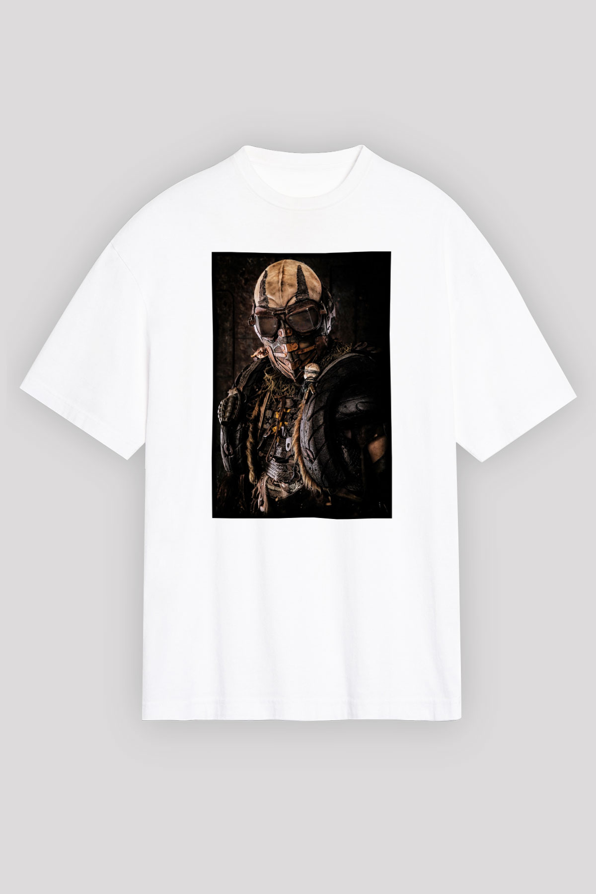Mad Max Beyaz Unisex Oversize Tişört T-Shirt