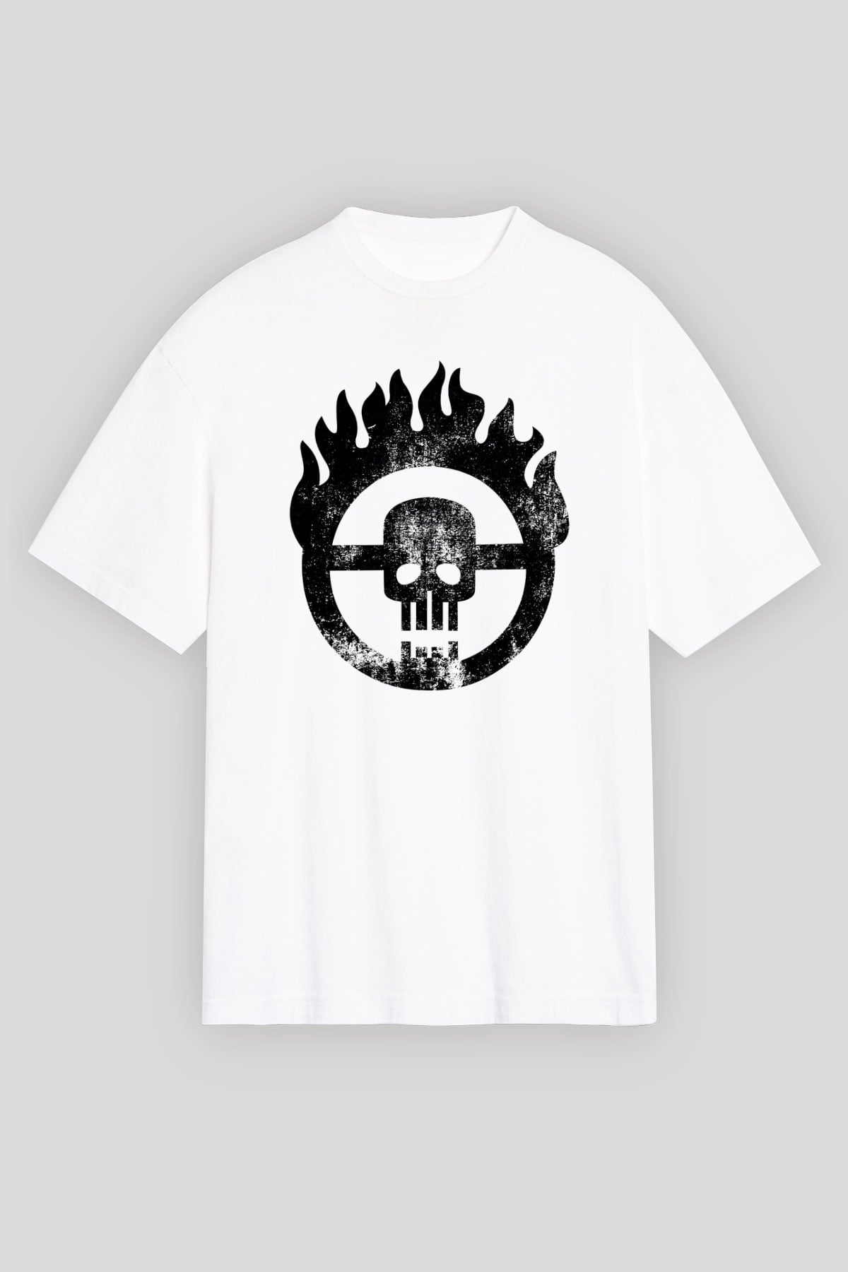 Mad Max Beyaz Unisex Oversize Tişört T-Shirt