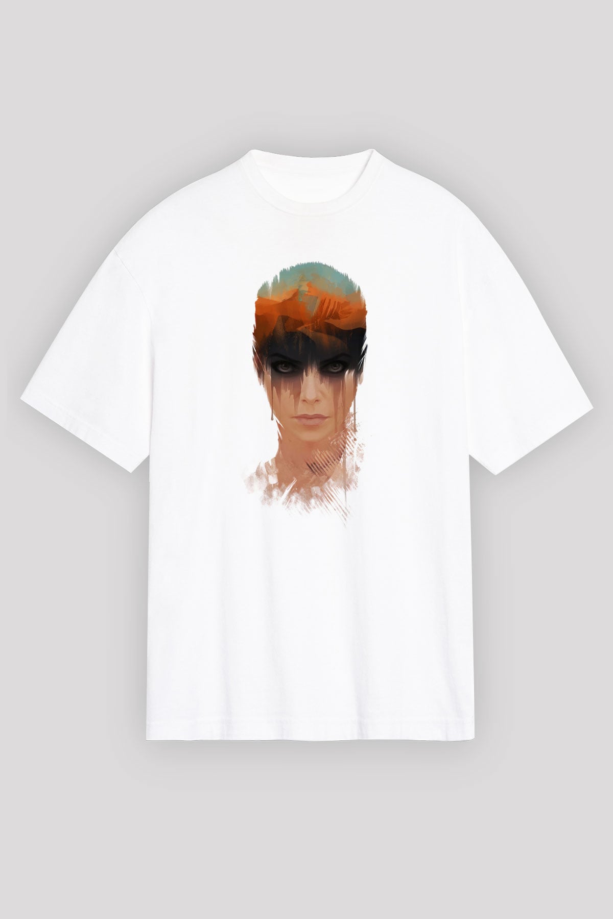 Mad Max Beyaz Unisex Oversize Tişört T-Shirt