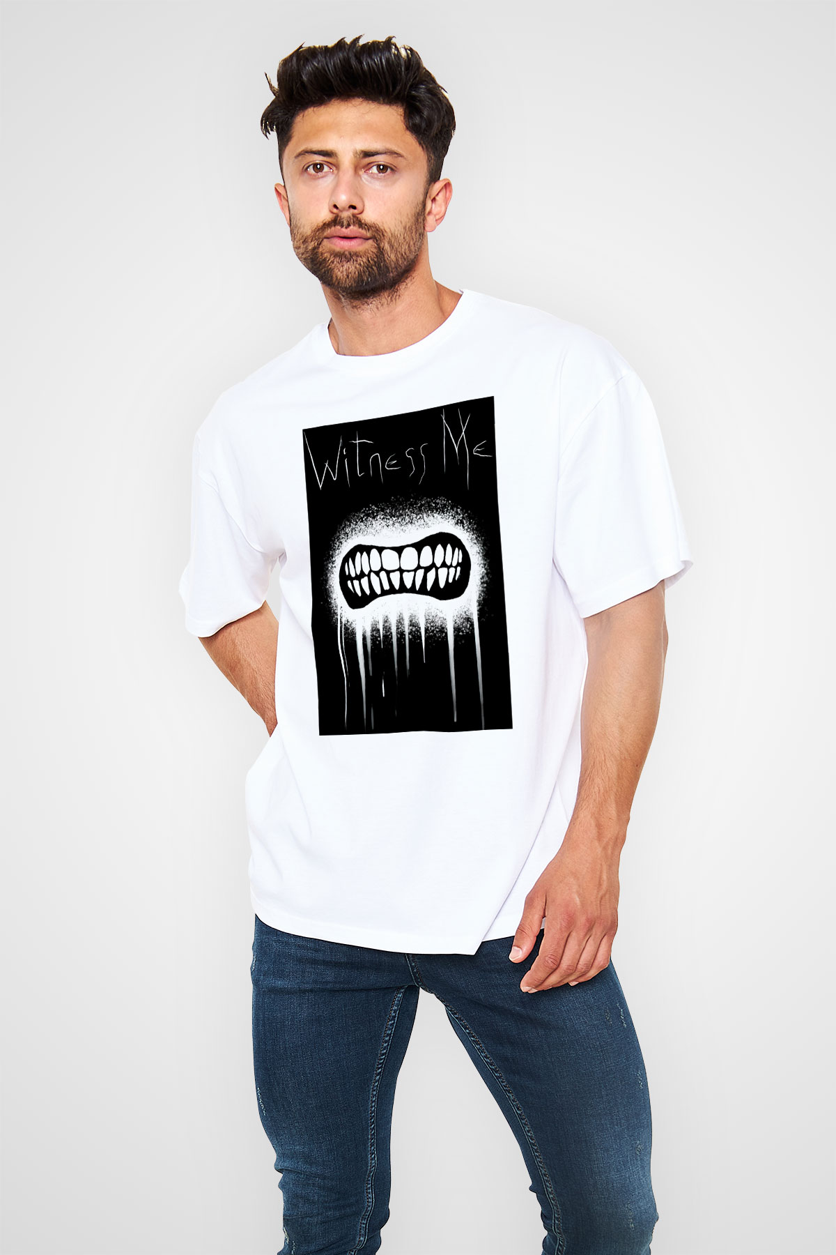 Mad Max Beyaz Unisex Oversize Tişört T-Shirt