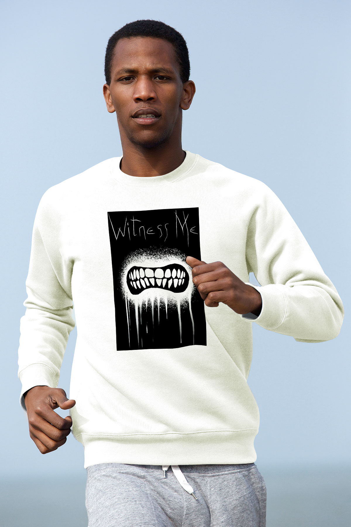 Mad Max Beyaz Unisex Sweatshirt