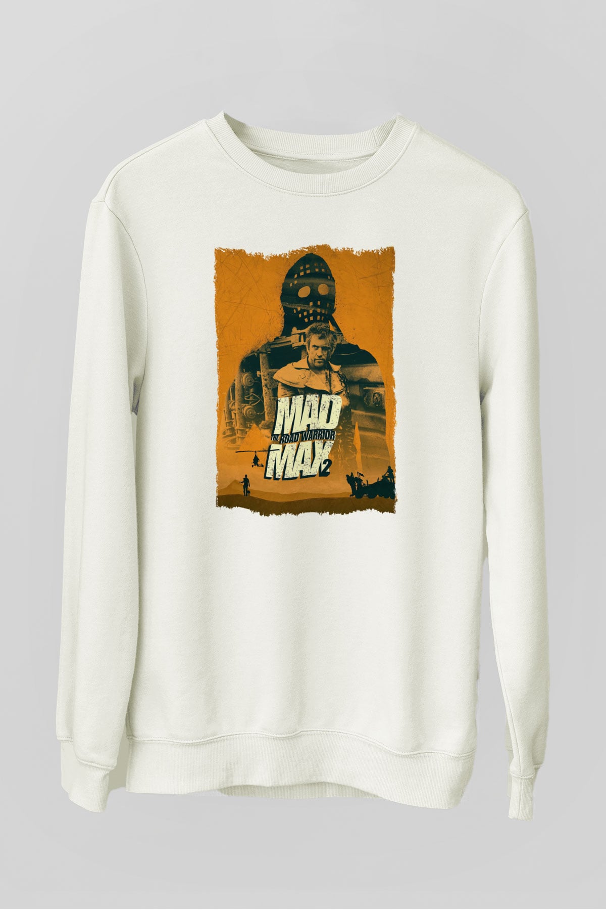 Mad Max Beyaz Unisex Sweatshirt