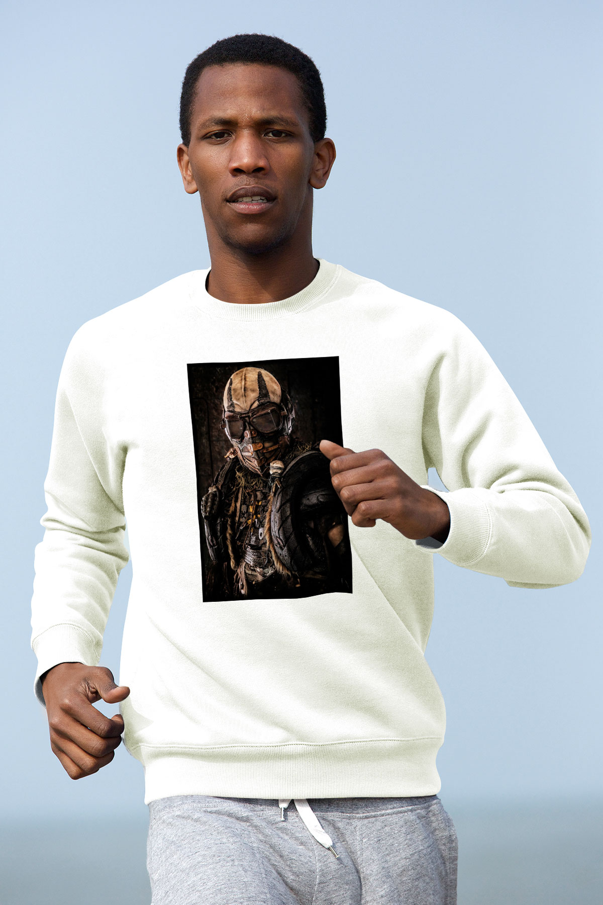 Mad Max Beyaz Unisex Sweatshirt