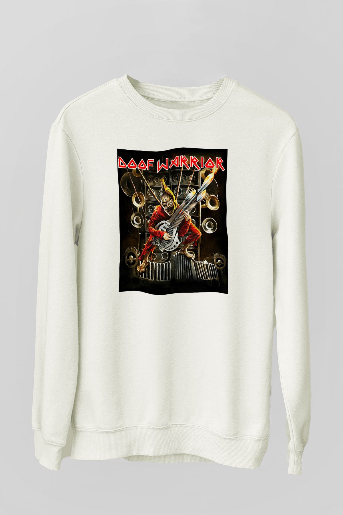 Mad Max Beyaz Unisex Sweatshirt