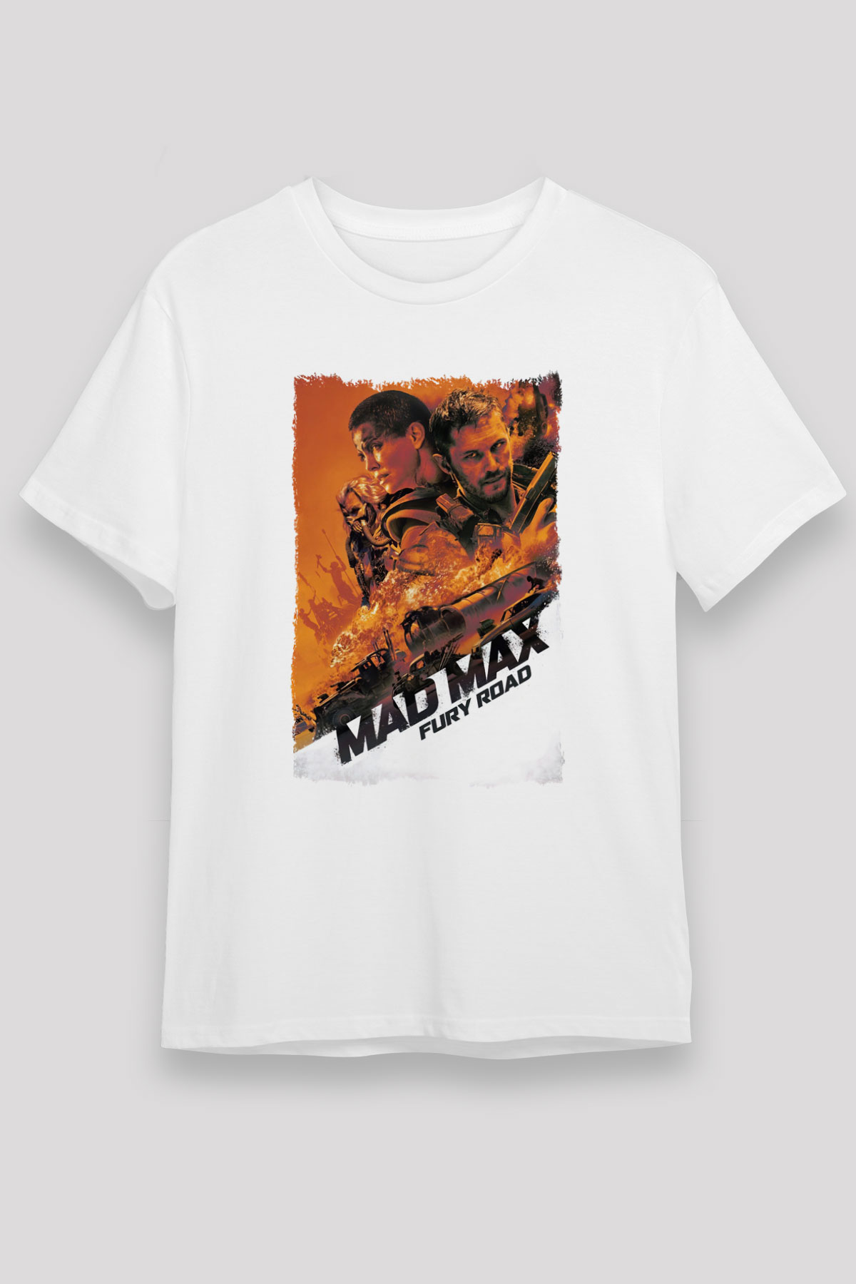 Mad Max Beyaz Unisex Tişört T-Shirt