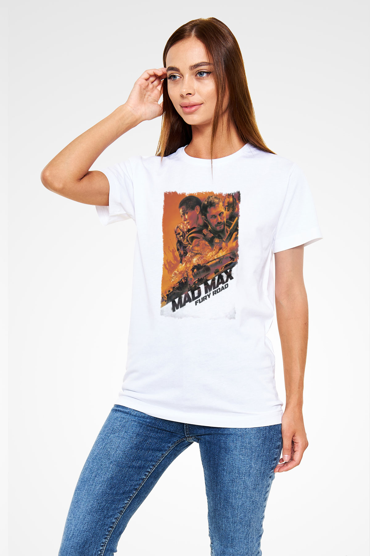 Mad Max Beyaz Unisex Tişört T-Shirt