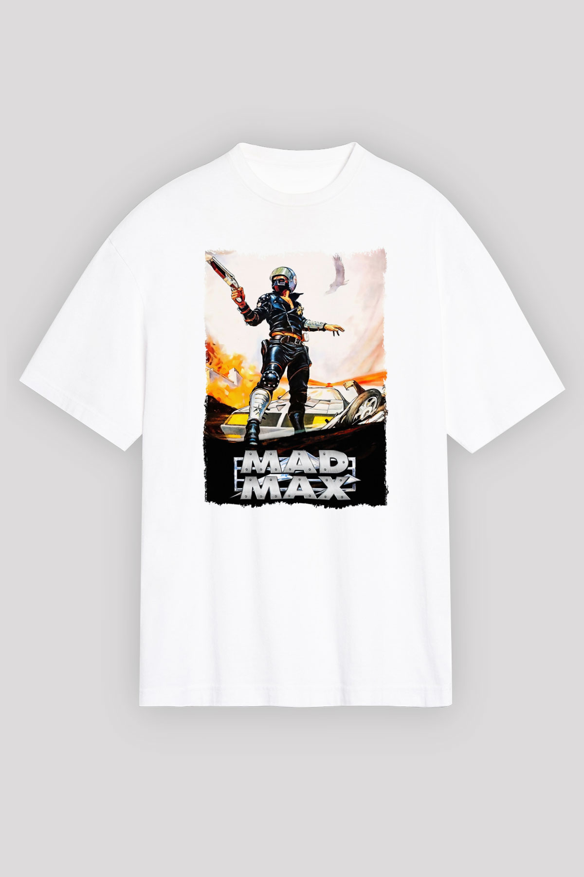 Mad Max Beyaz Unisex Tişört T-Shirt