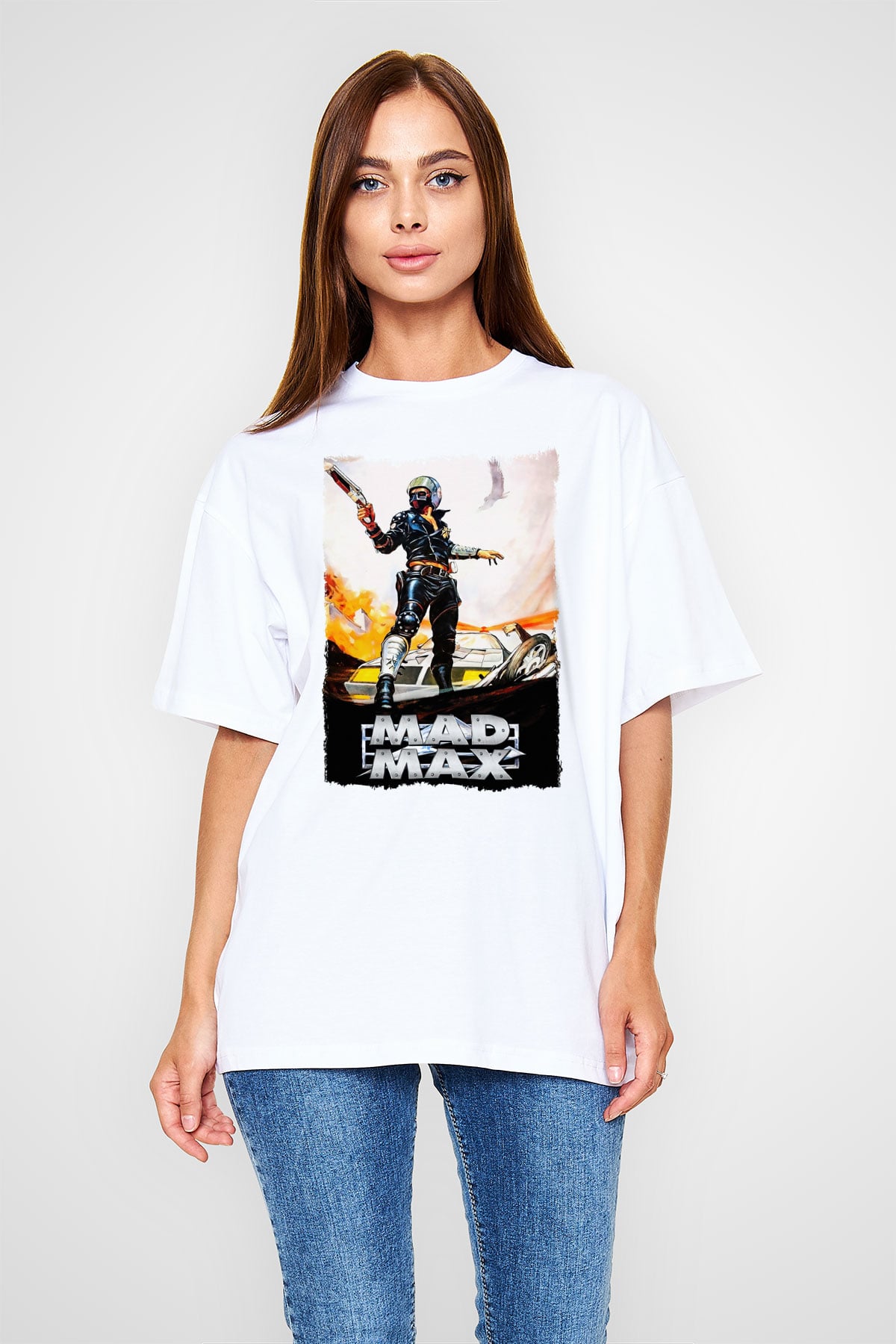 Mad Max Beyaz Unisex Tişört T-Shirt