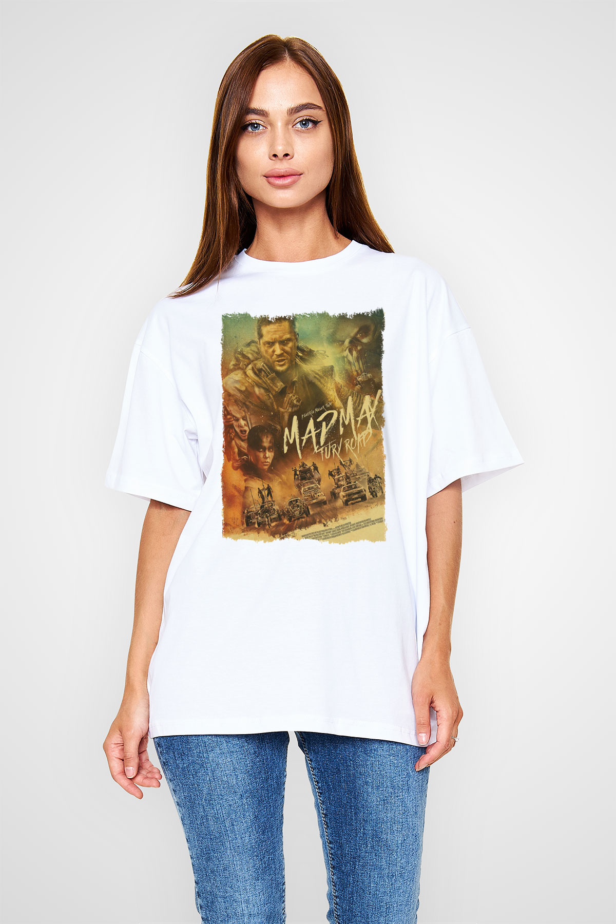 Mad Max Beyaz Unisex Tişört T-Shirt