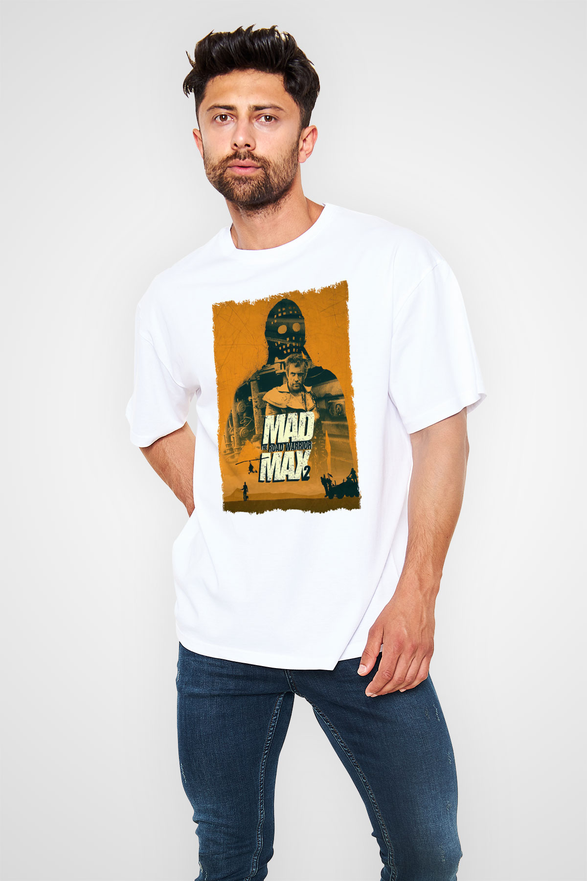 Mad Max Beyaz Unisex Tişört T-Shirt