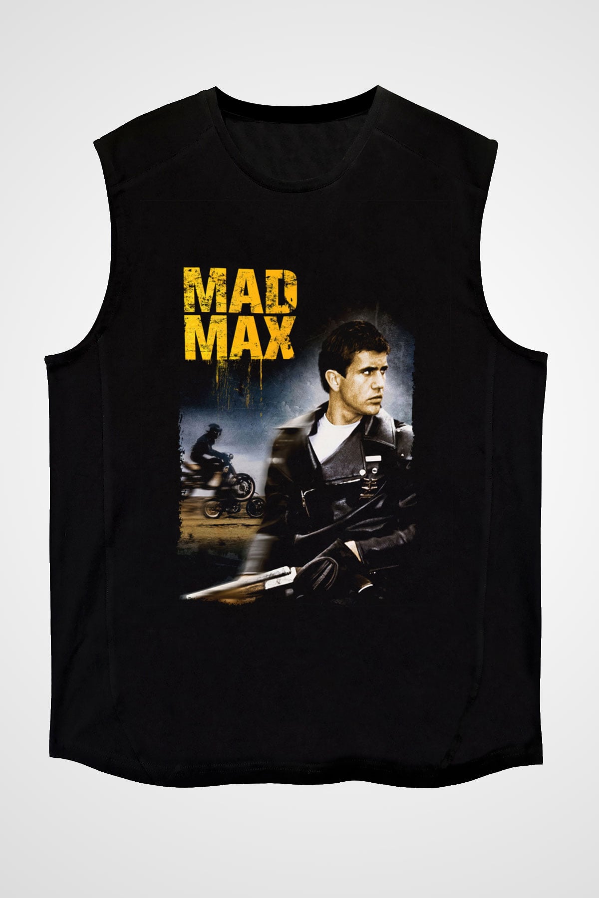 Mad Max Siyah Unisex Kolsuz Tişört