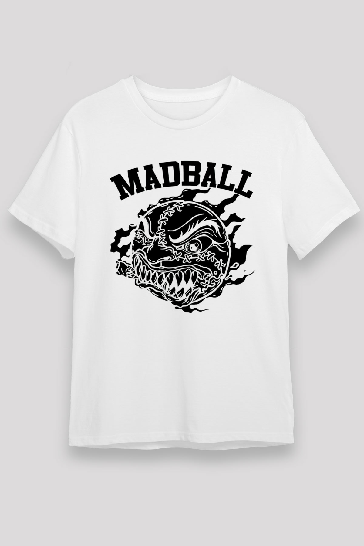Madball Beyaz Unisex Tişört T-Shirt - TişörtFabrikası