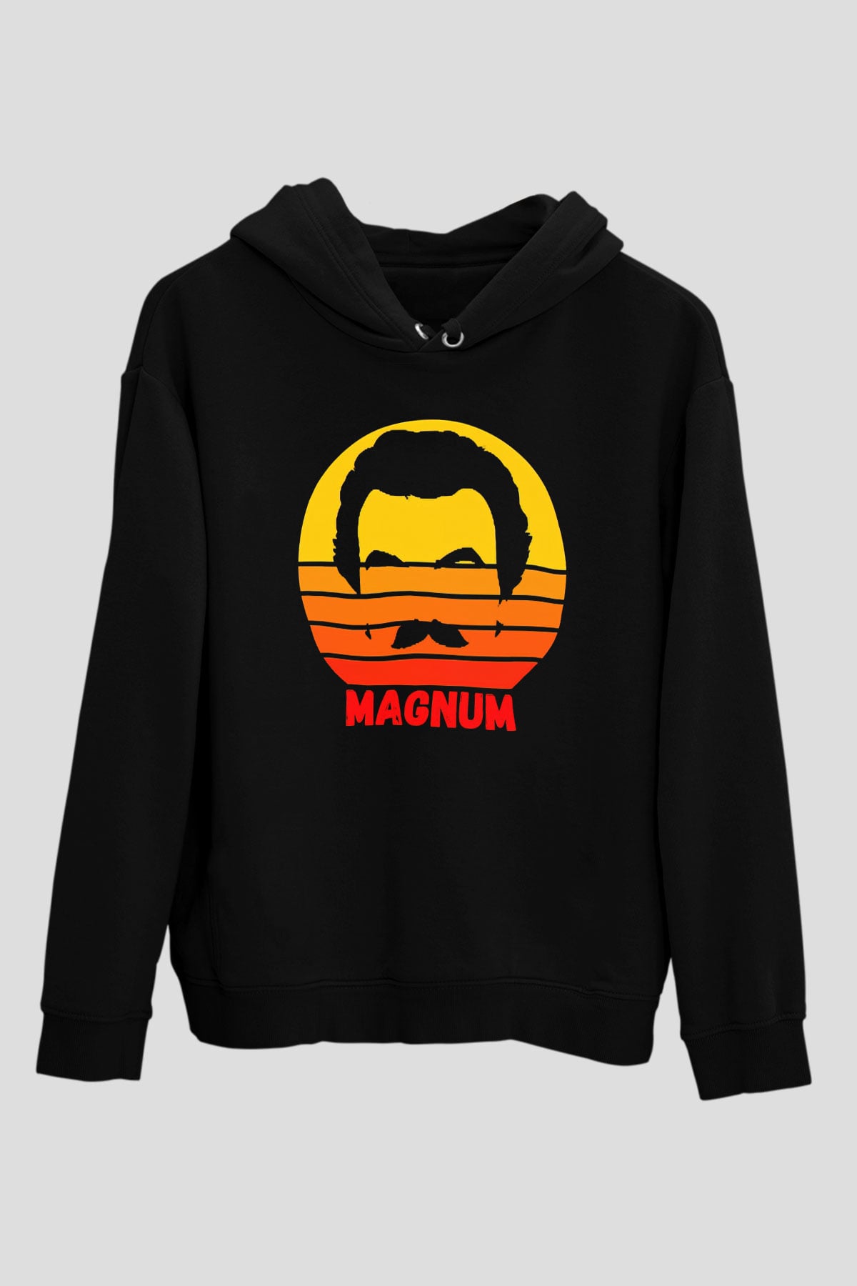 Magnum P.I. Siyah Unisex Hoodie