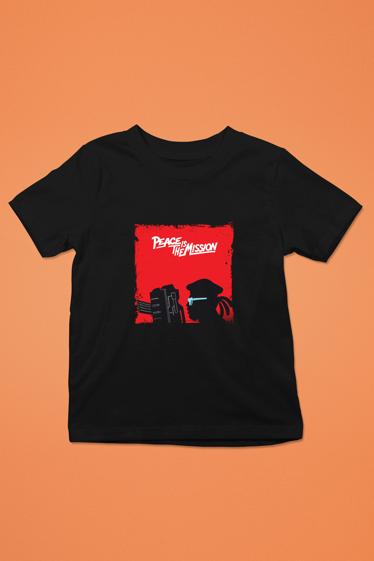 Major Lazer Baskılı Unisex Siyah Çocuk Tişört