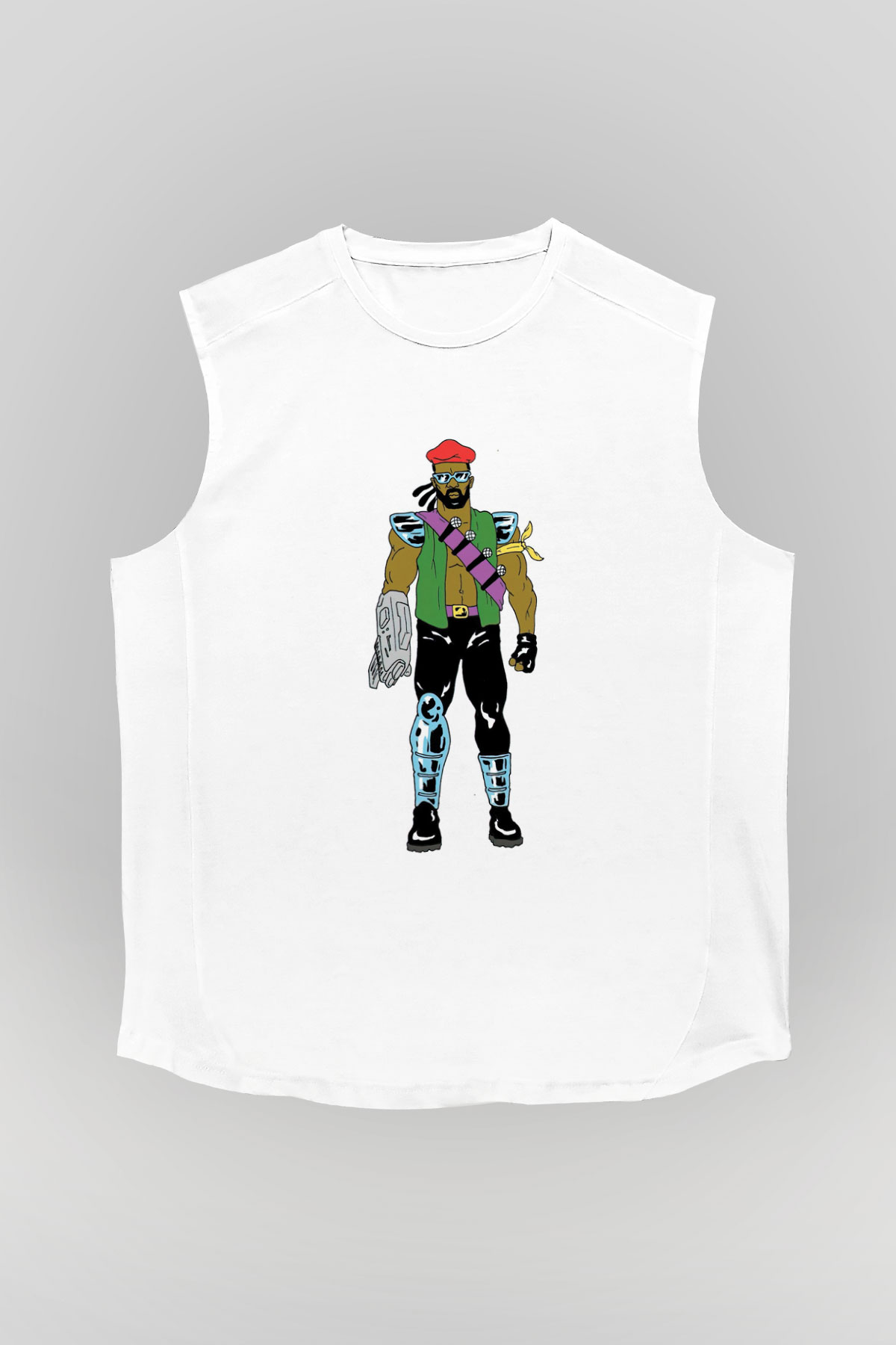 Major Lazer Beyaz Unisex Kolsuz Tişört