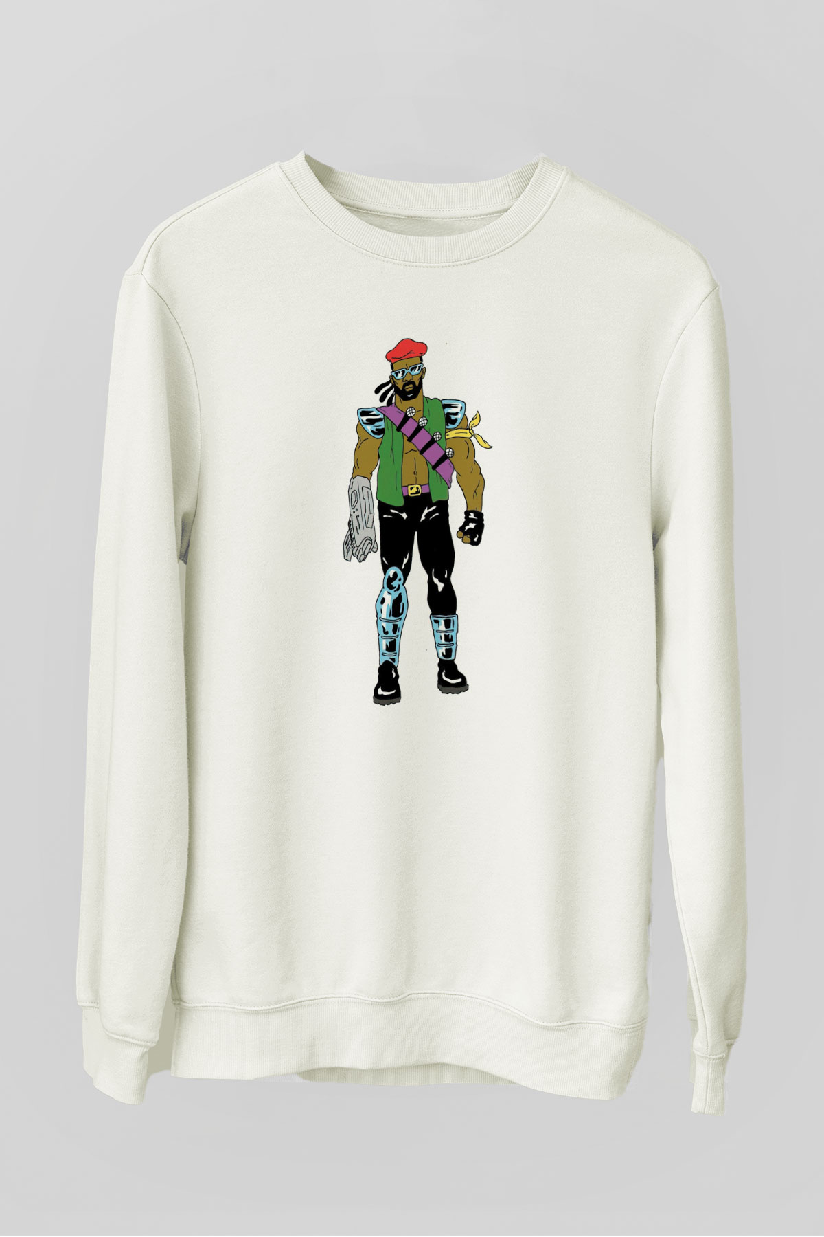 Major Lazer Beyaz Unisex Sweatshirt