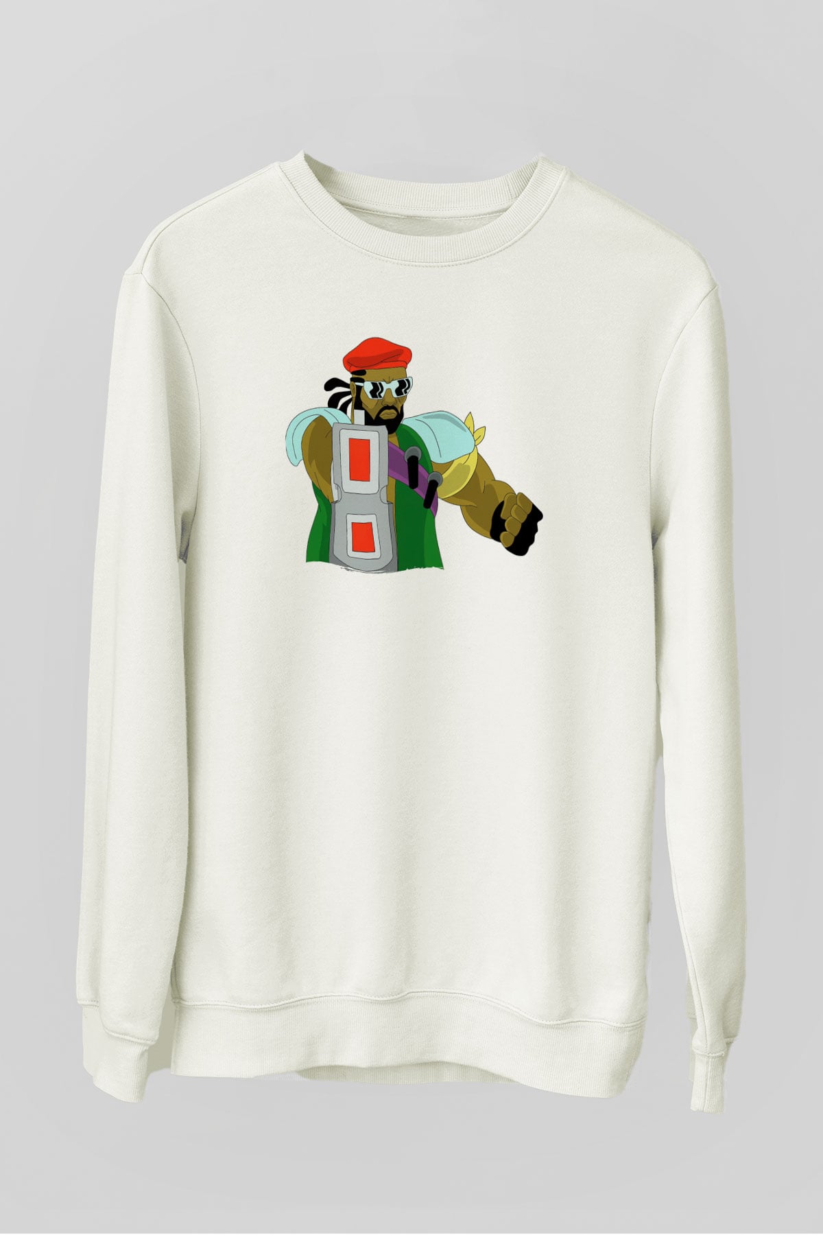 Major Lazer Beyaz Unisex Sweatshirt