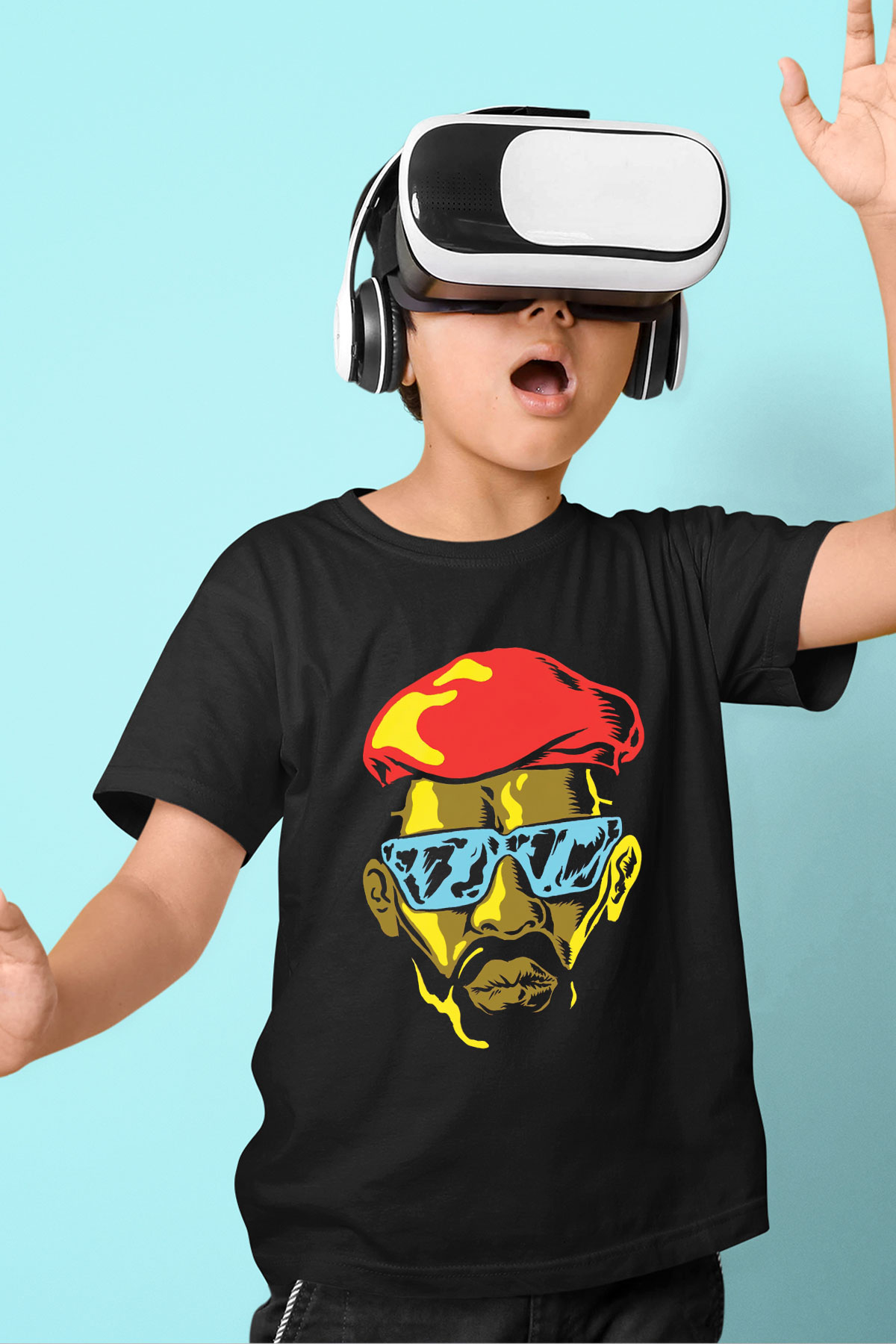 Major Lazer Siyah Unisex Çocuk Tişört