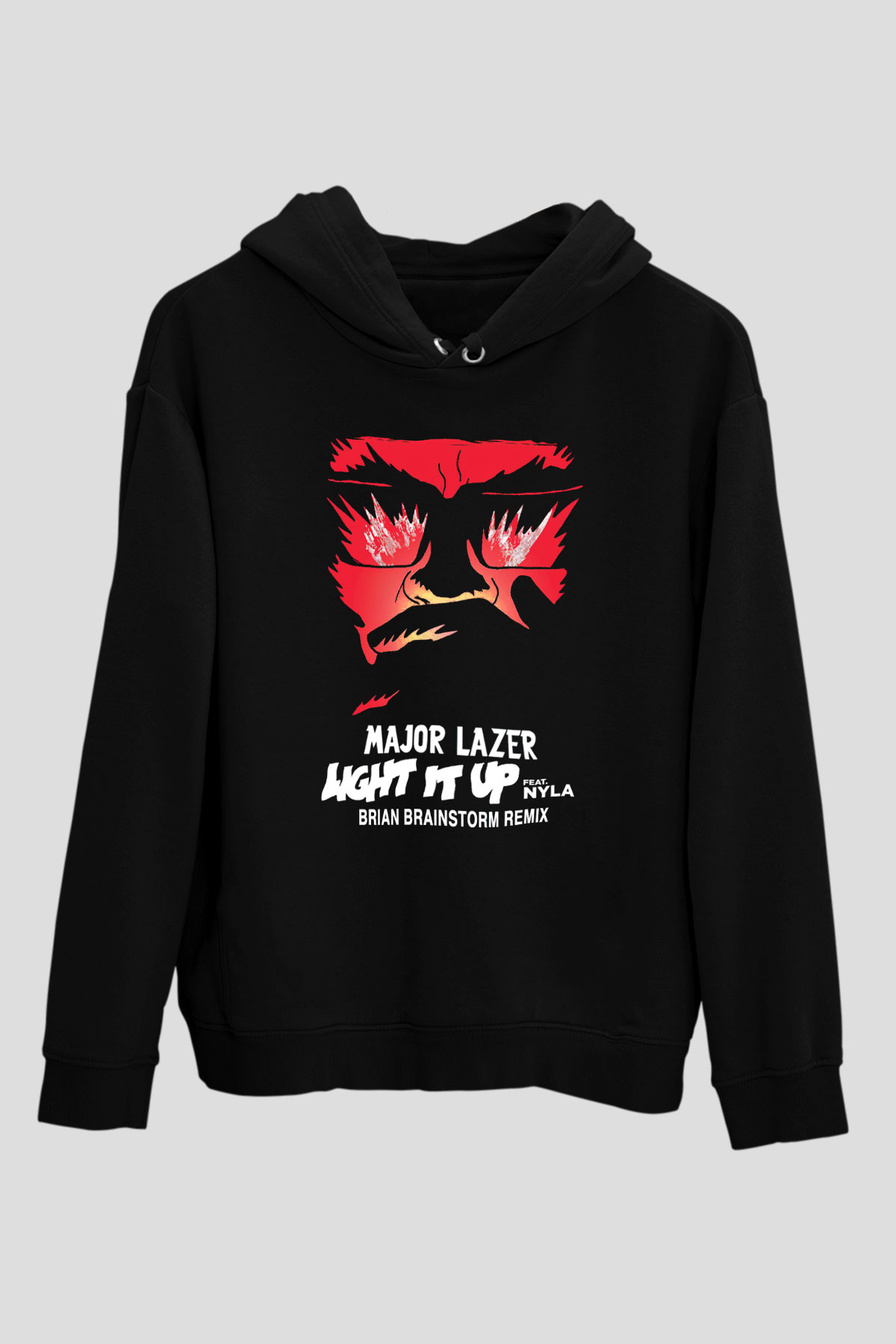 Major Lazer Siyah Unisex Kapüşonlu Sweatshirt