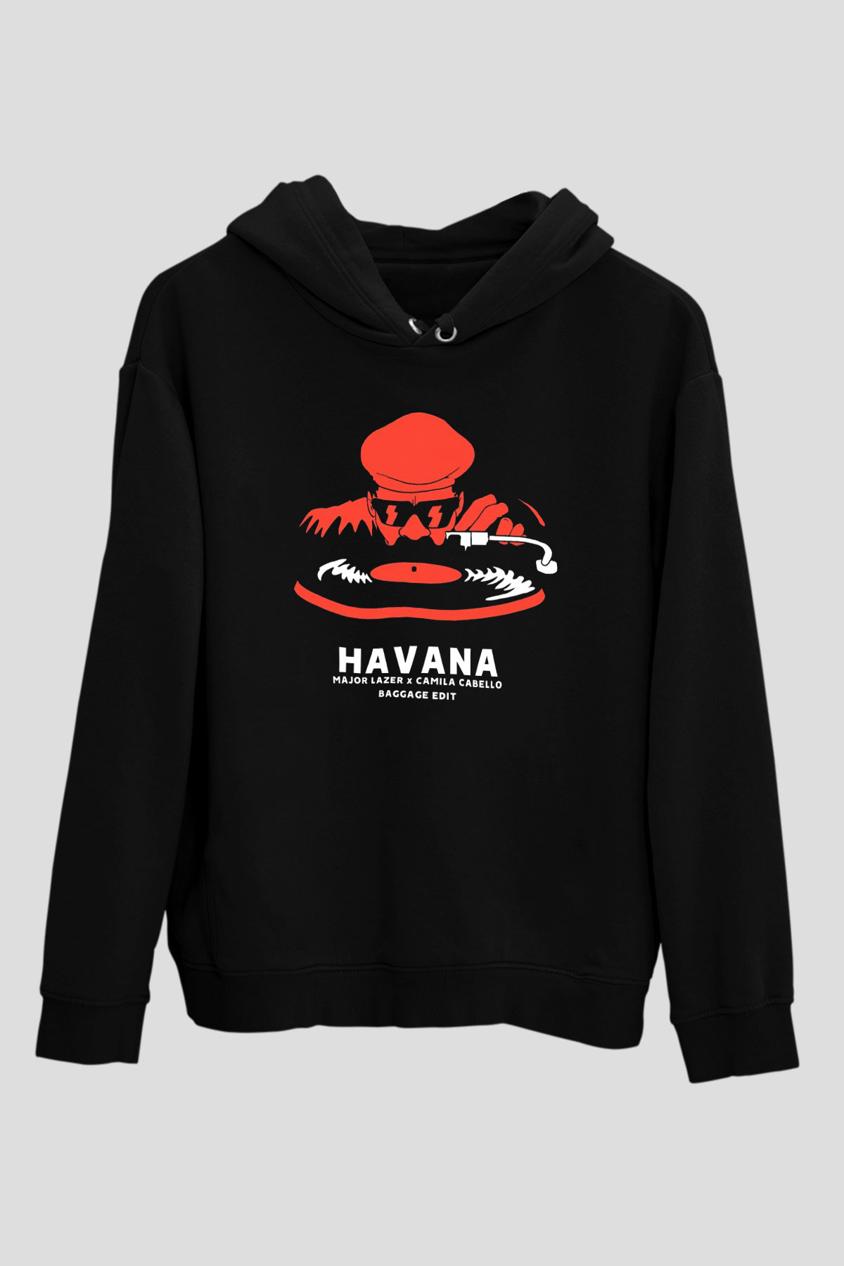 Major Lazer Siyah Unisex Kapüşonlu Sweatshirt