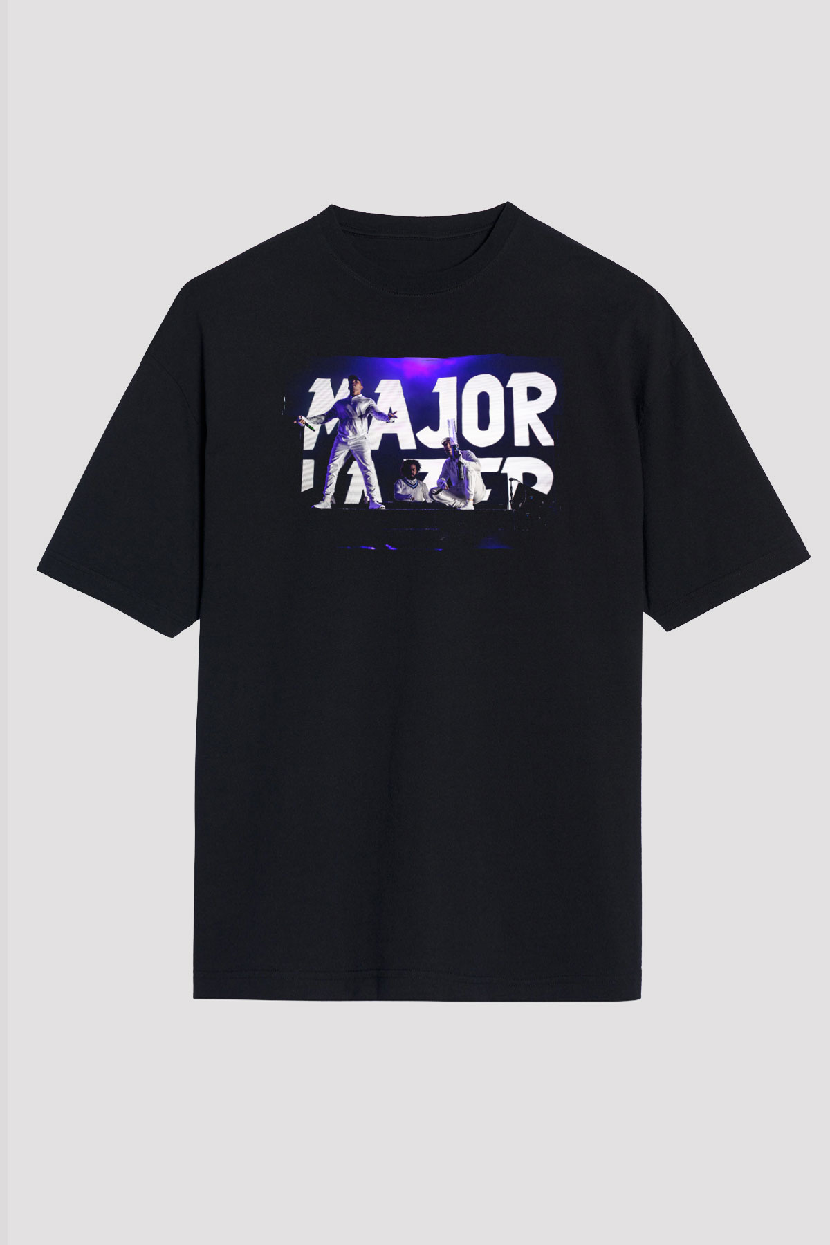Major Lazer Siyah Unisex Tişört T-Shirt - TişörtFabrikası