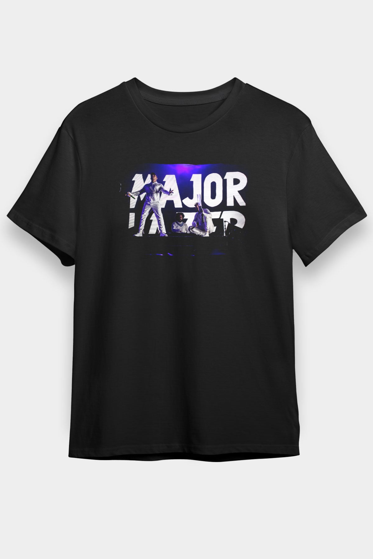 Major Lazer Siyah Unisex Tişört T-Shirt - TişörtFabrikası
