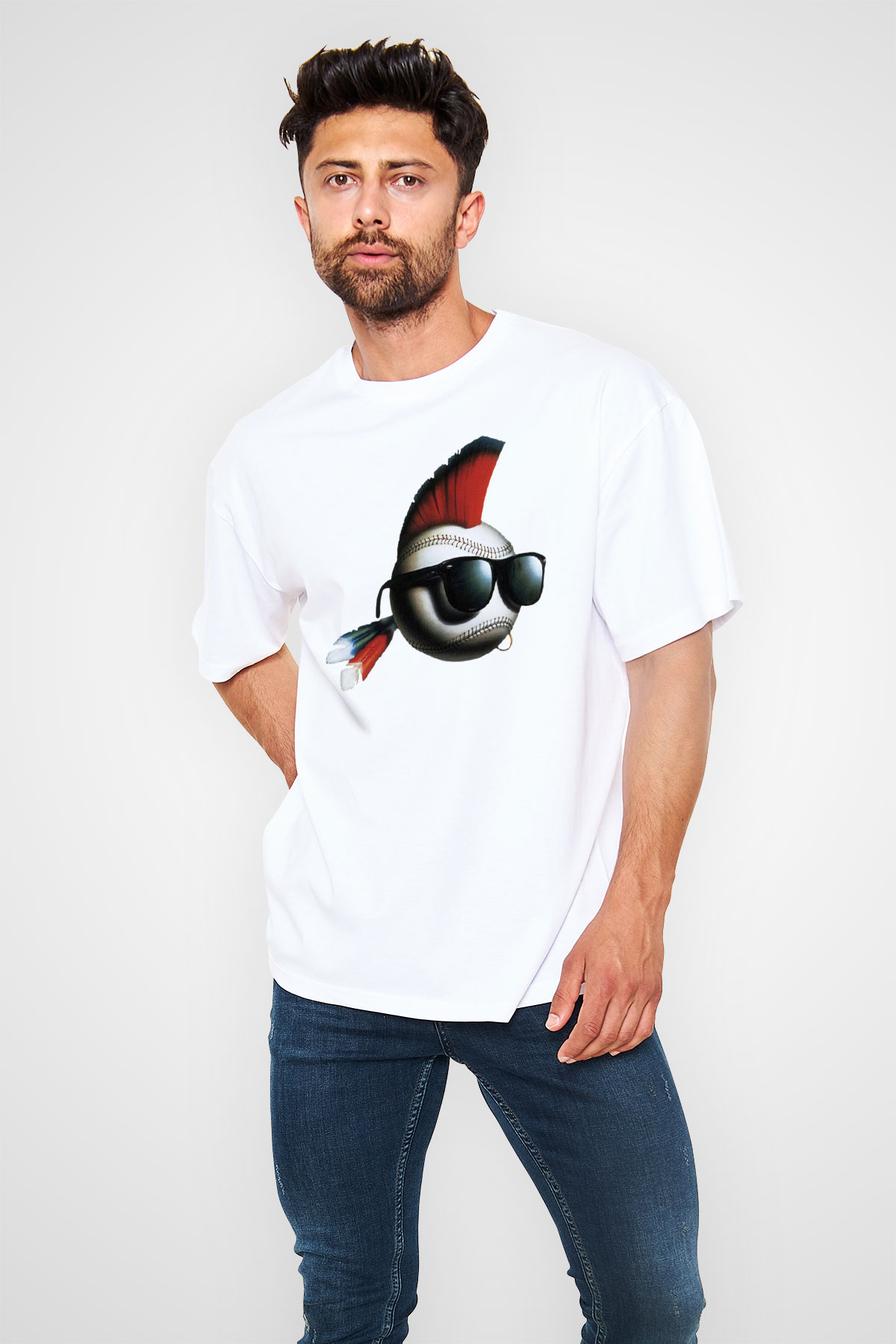 Major League Beyaz Unisex Tişört