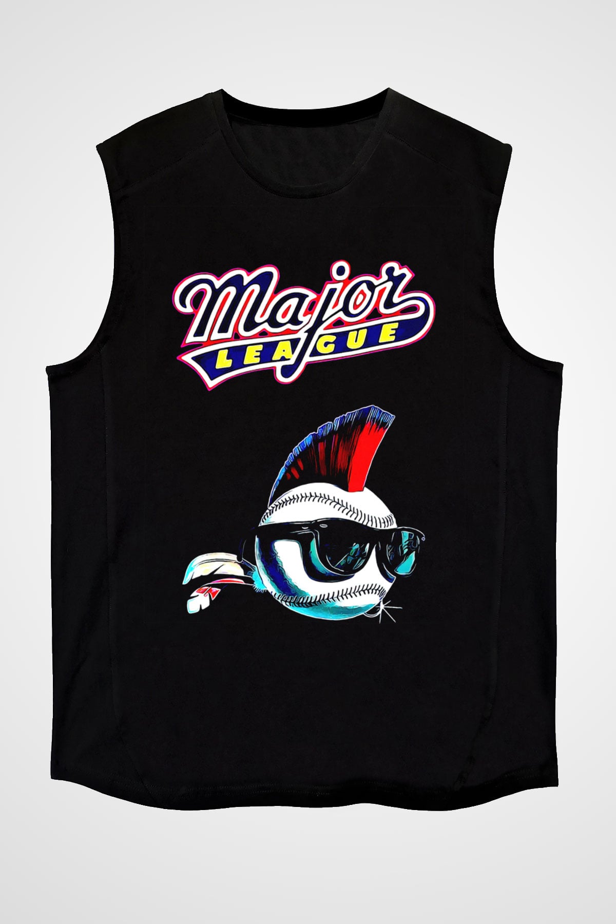 Major League Siyah Unisex  Kolsuz Tişört