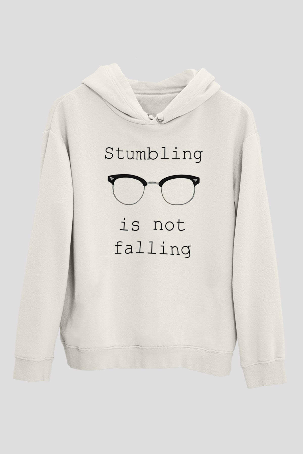 Malcolm X James Baskılı Beyaz Unisex Kapüşonlu Sweatshirt