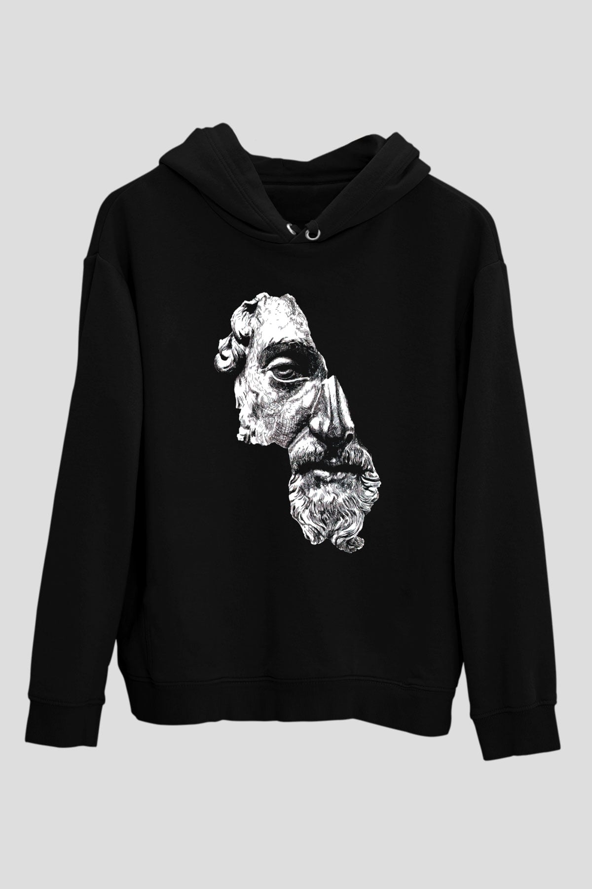 Marcus AureliusSiyah  Unisex Hoodie