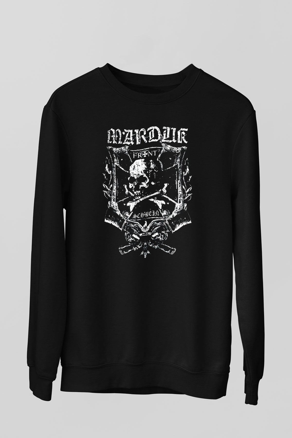 Marduk Siyah Unisex Sweatshirt