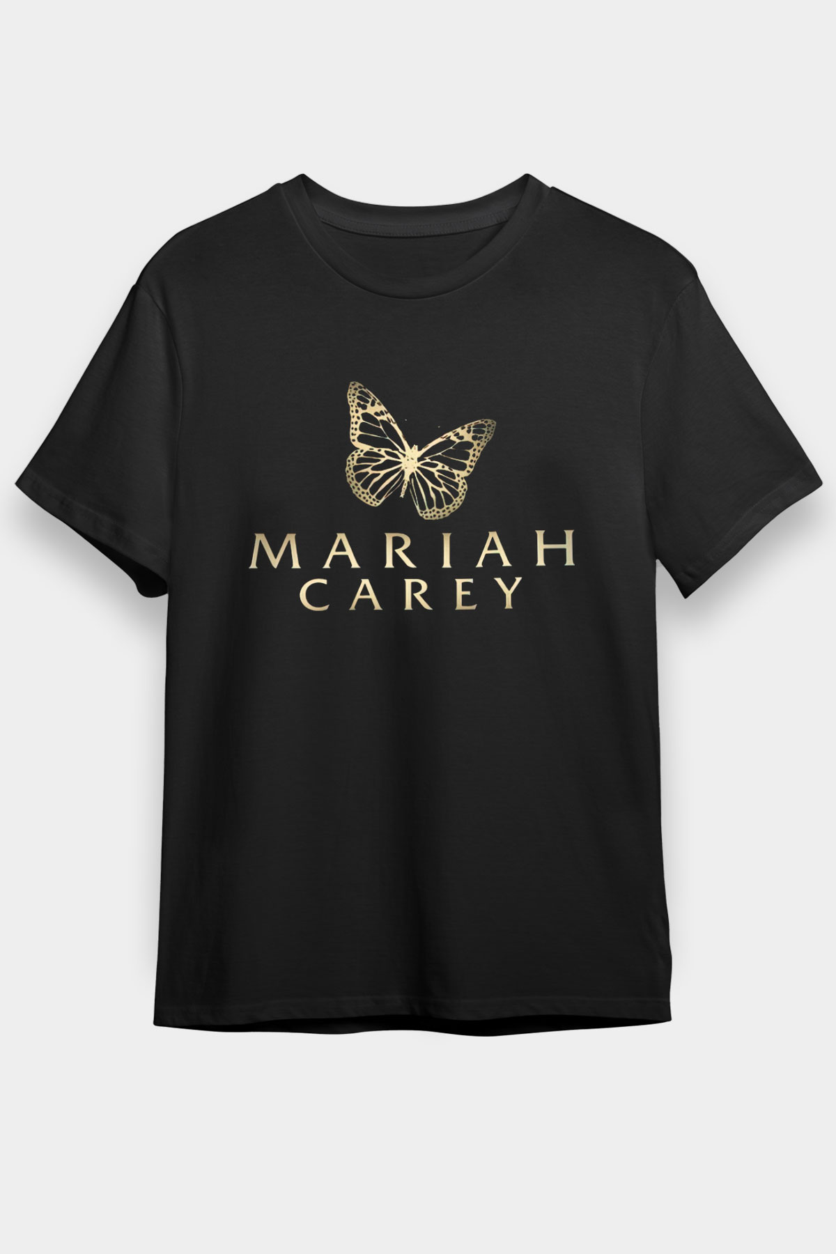 Mariah Carey Siyah Unisex Tişört T-Shirt - TişörtFabrikası